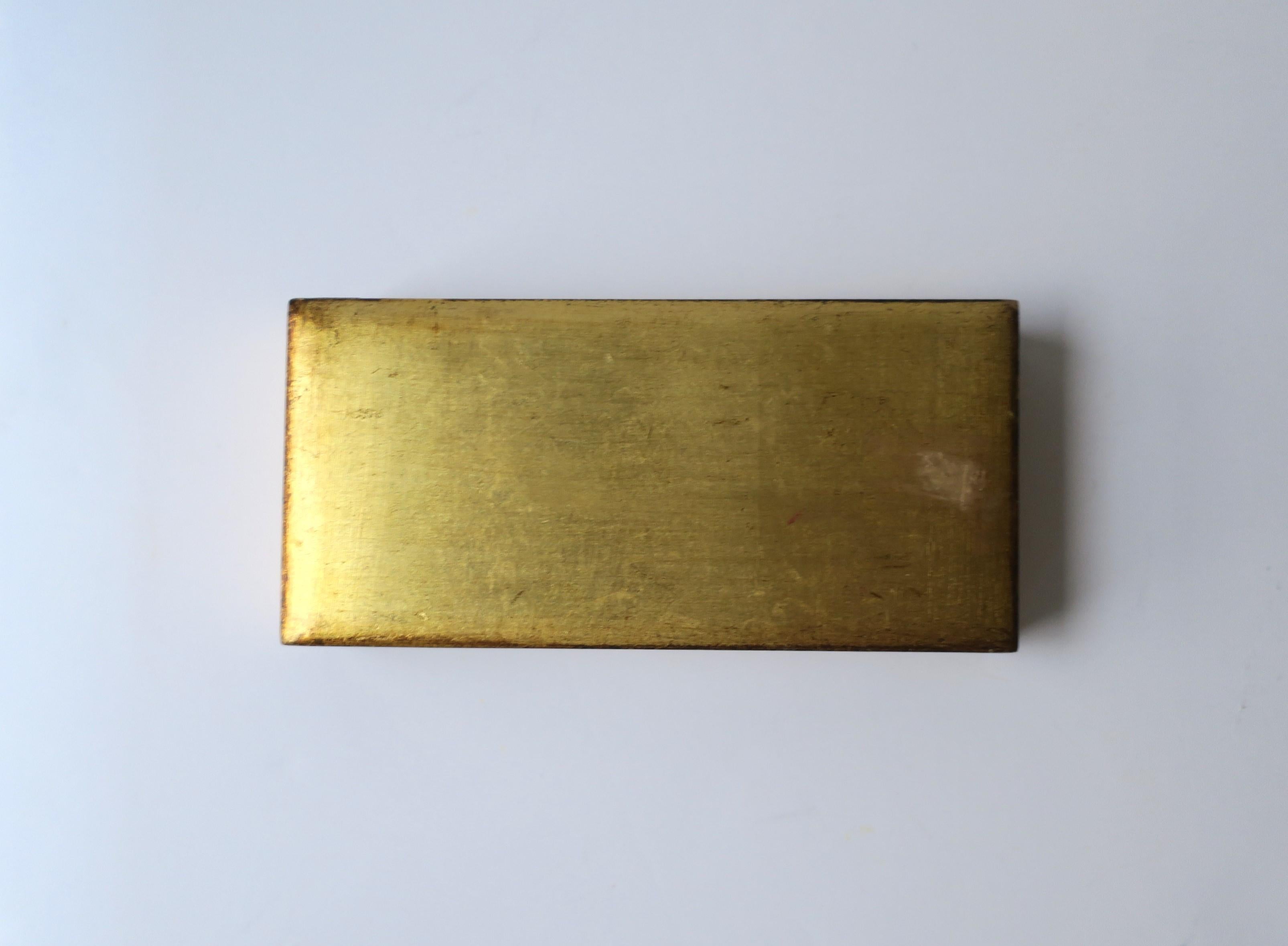 Italienisches Gold Giltwood Schmuck oder Schmuckkästchen im Zustand „Gut“ im Angebot in New York, NY