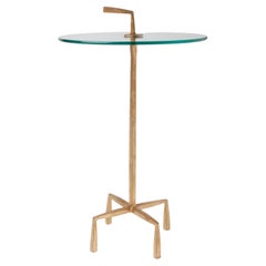 Italian Gold Leaf Accent Table