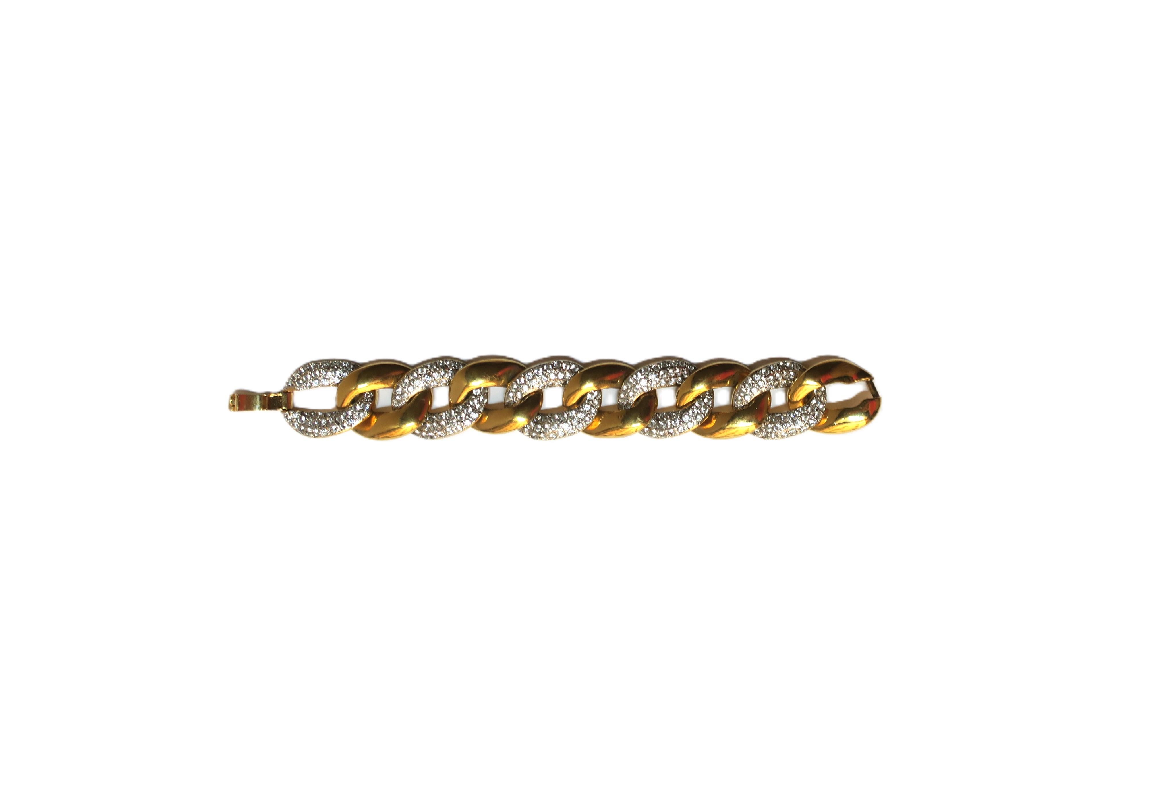 bracelet faux diamant