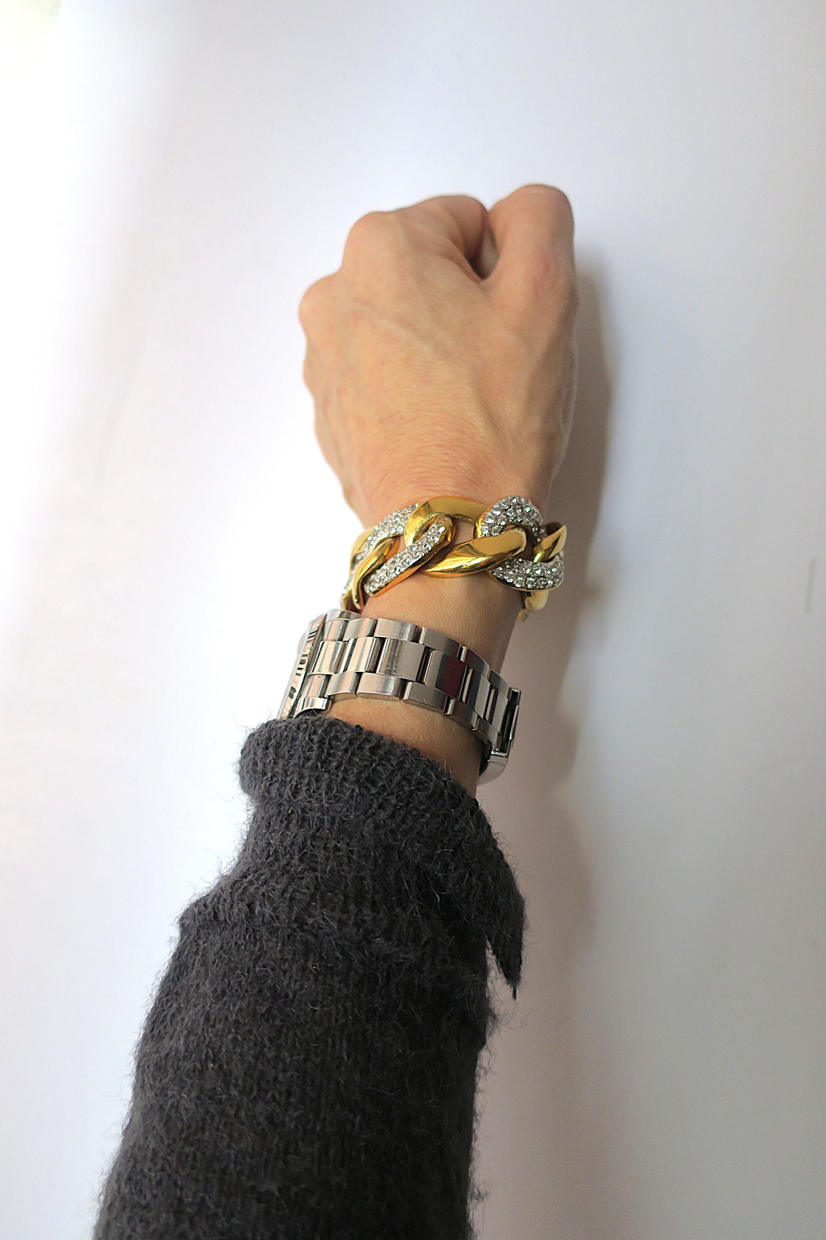 Bracelet italien dans le style de Seaman Schepps Unisexe en vente