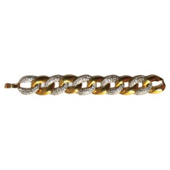 Italian Link Bracelet in the Style of Seaman Schepps