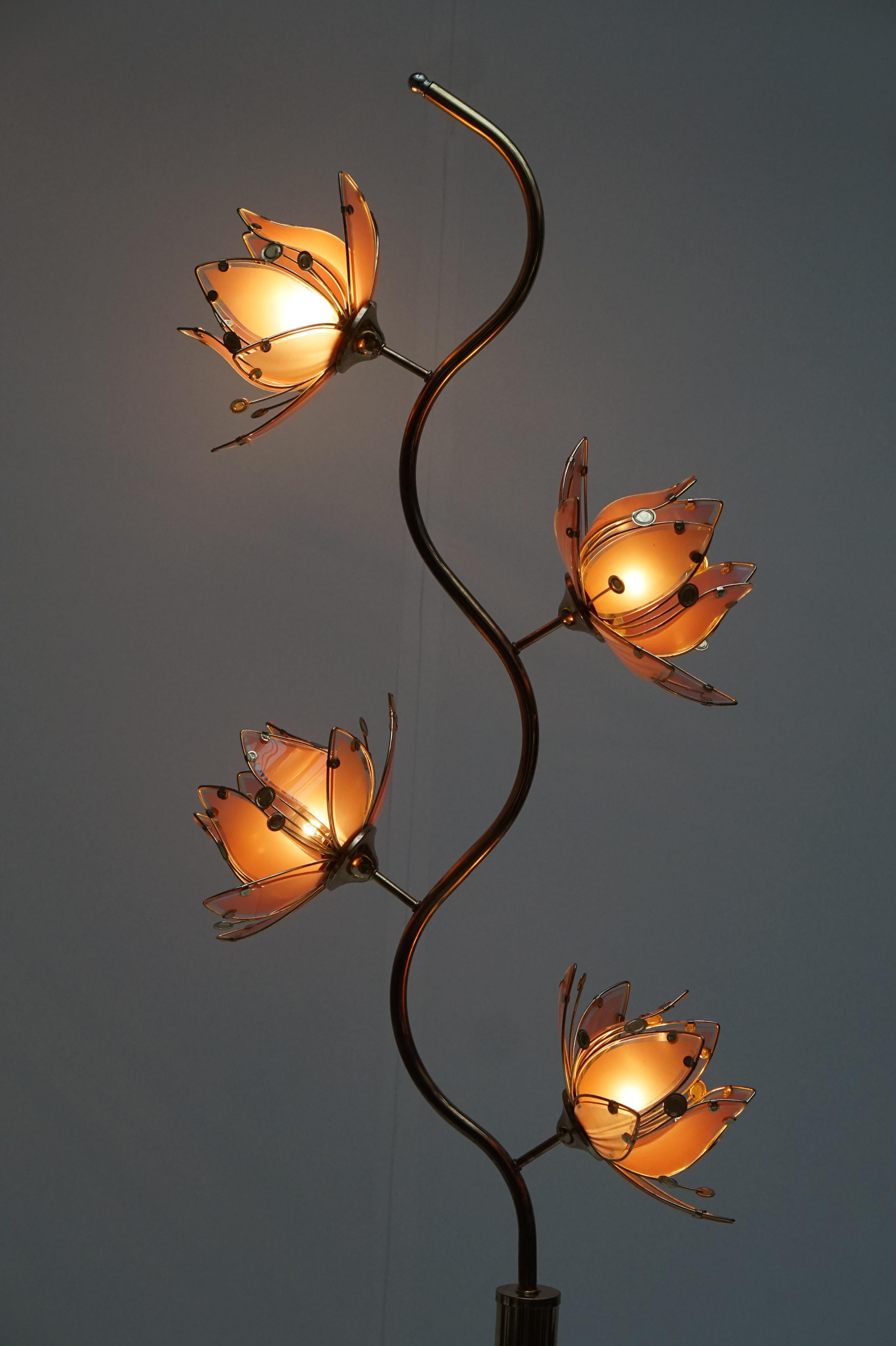 lotus floor lamp
