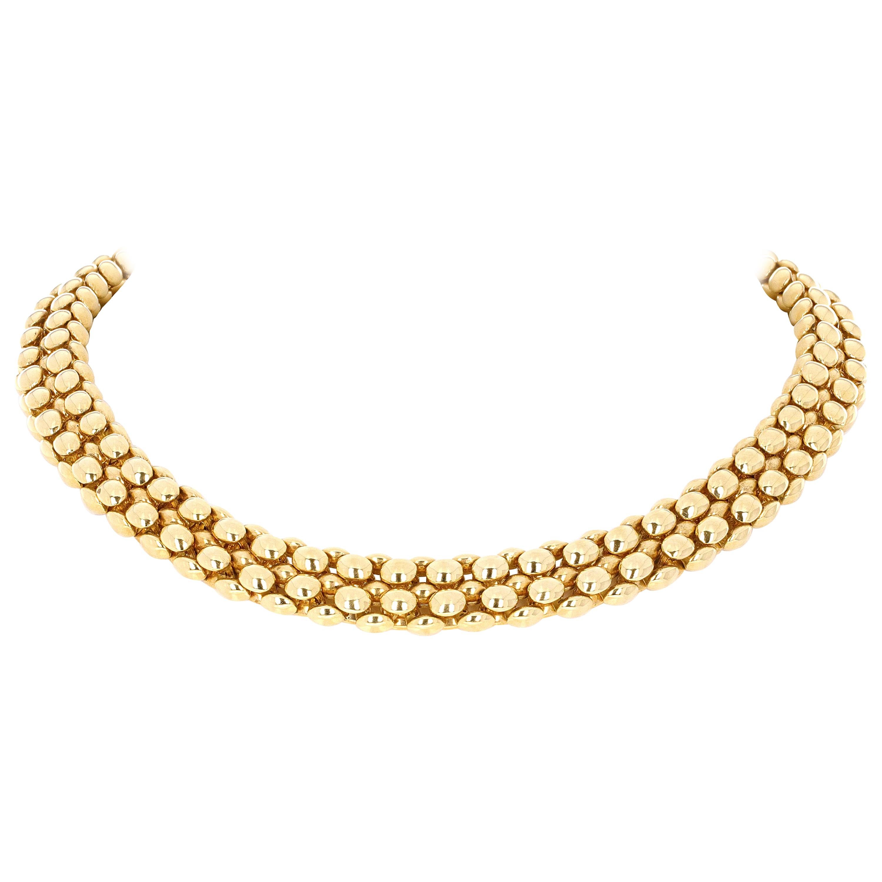 Victorian Gold Draped Chain Necklace at 1stDibs