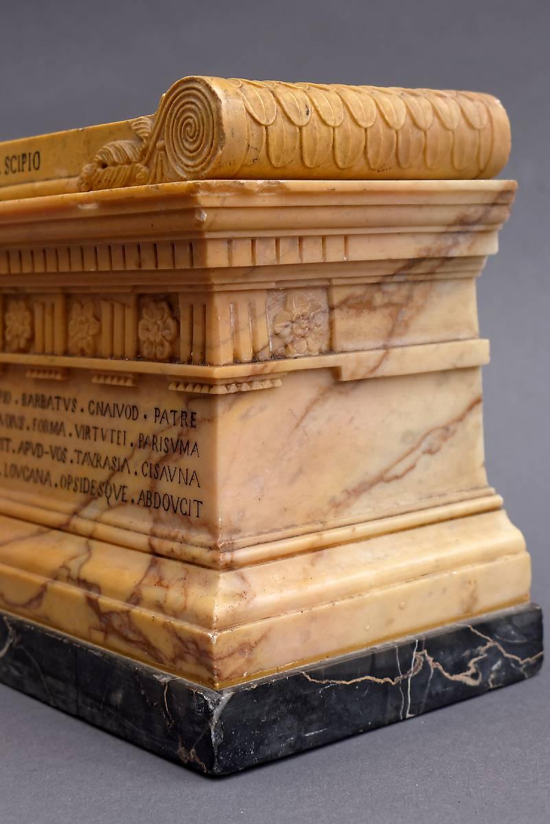 Italian Grand Tour 19th Century Siena Marble Reduction of the Tomb of Scipio 2