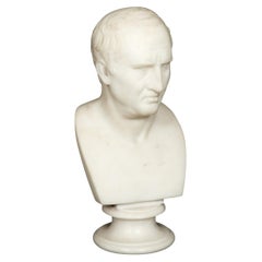 Italienische Grand Tour Antike Marmorbüste des Marcus Cicero, 19.