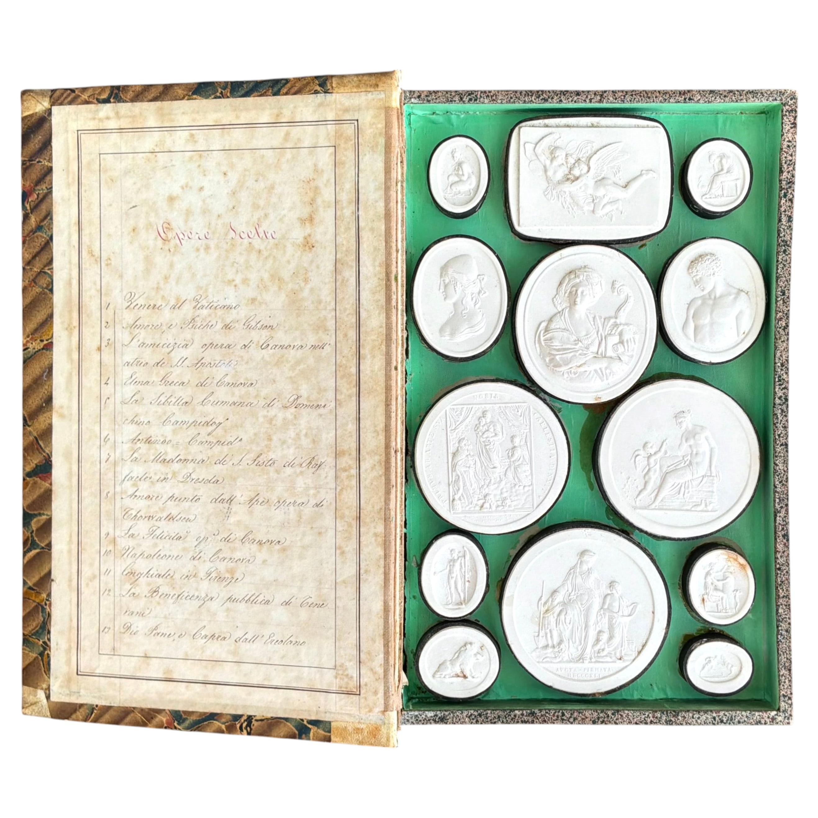 Italian Grand Tour Book of Plaster Intaglios by Giovanni Liberotti #3