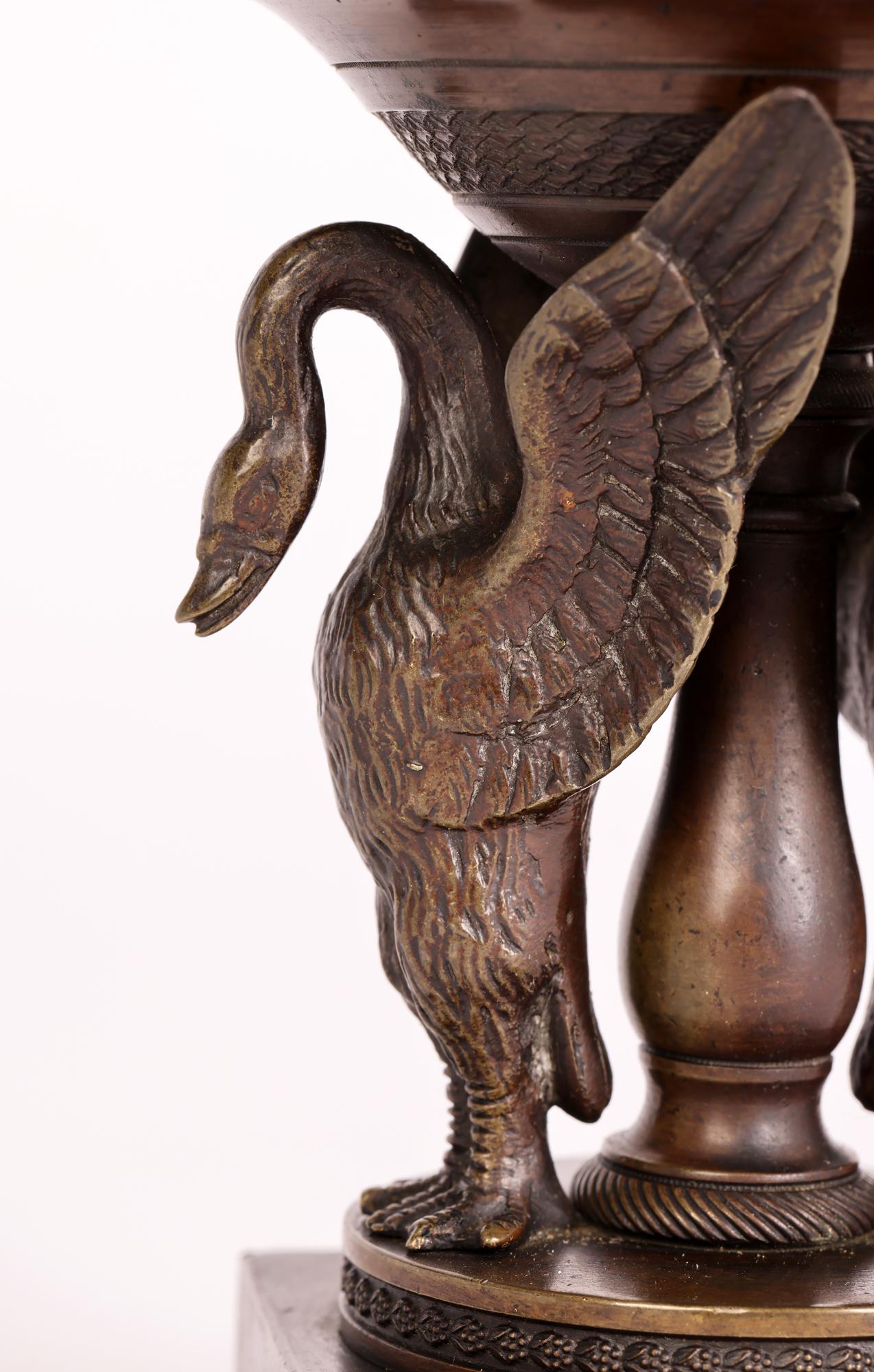 Italian Grand Tour Bronze Censer with Birds For Sale 10