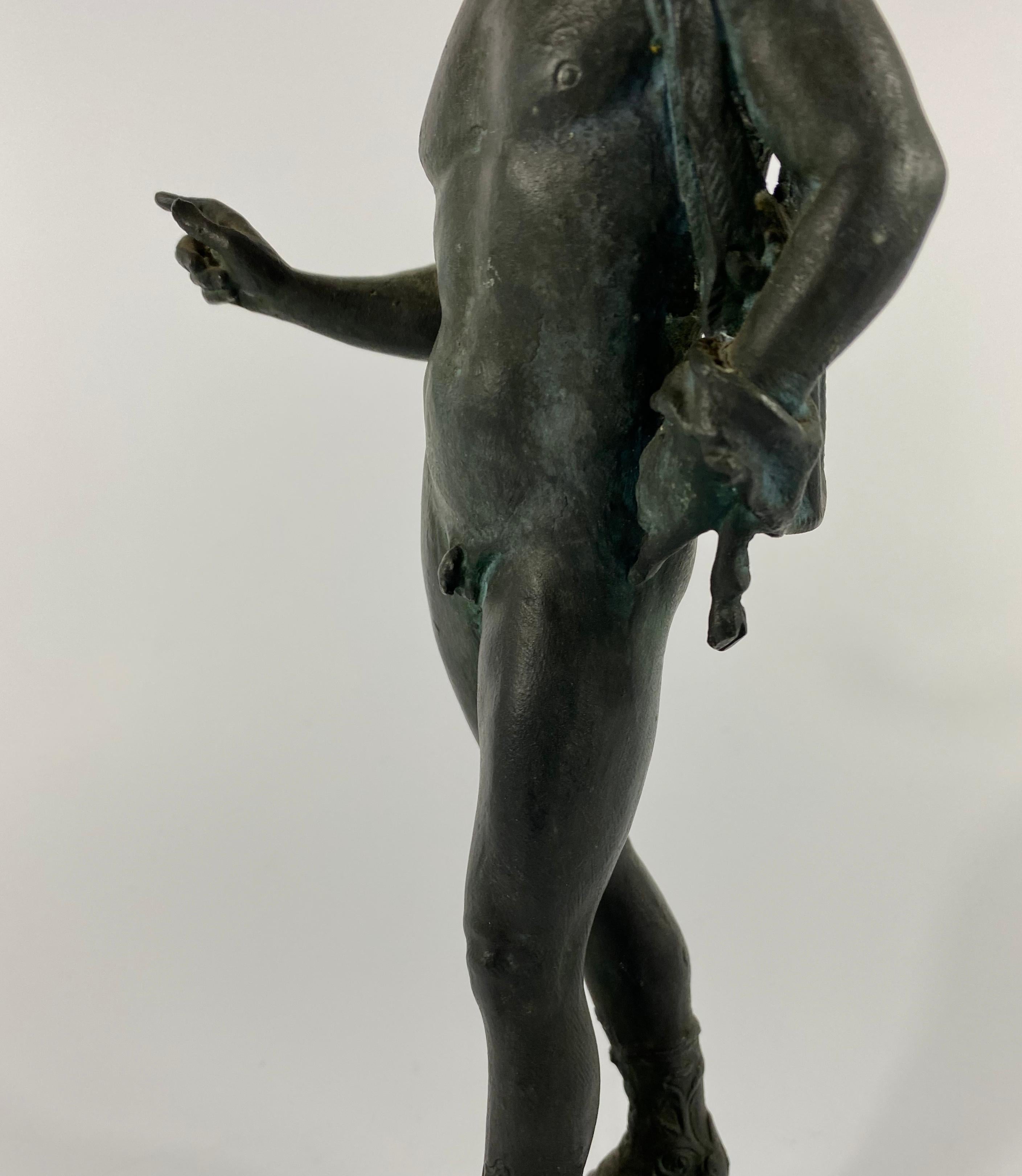 Italian ‘Grand Tour’ Bronze, Narcissus, circa 1870 7