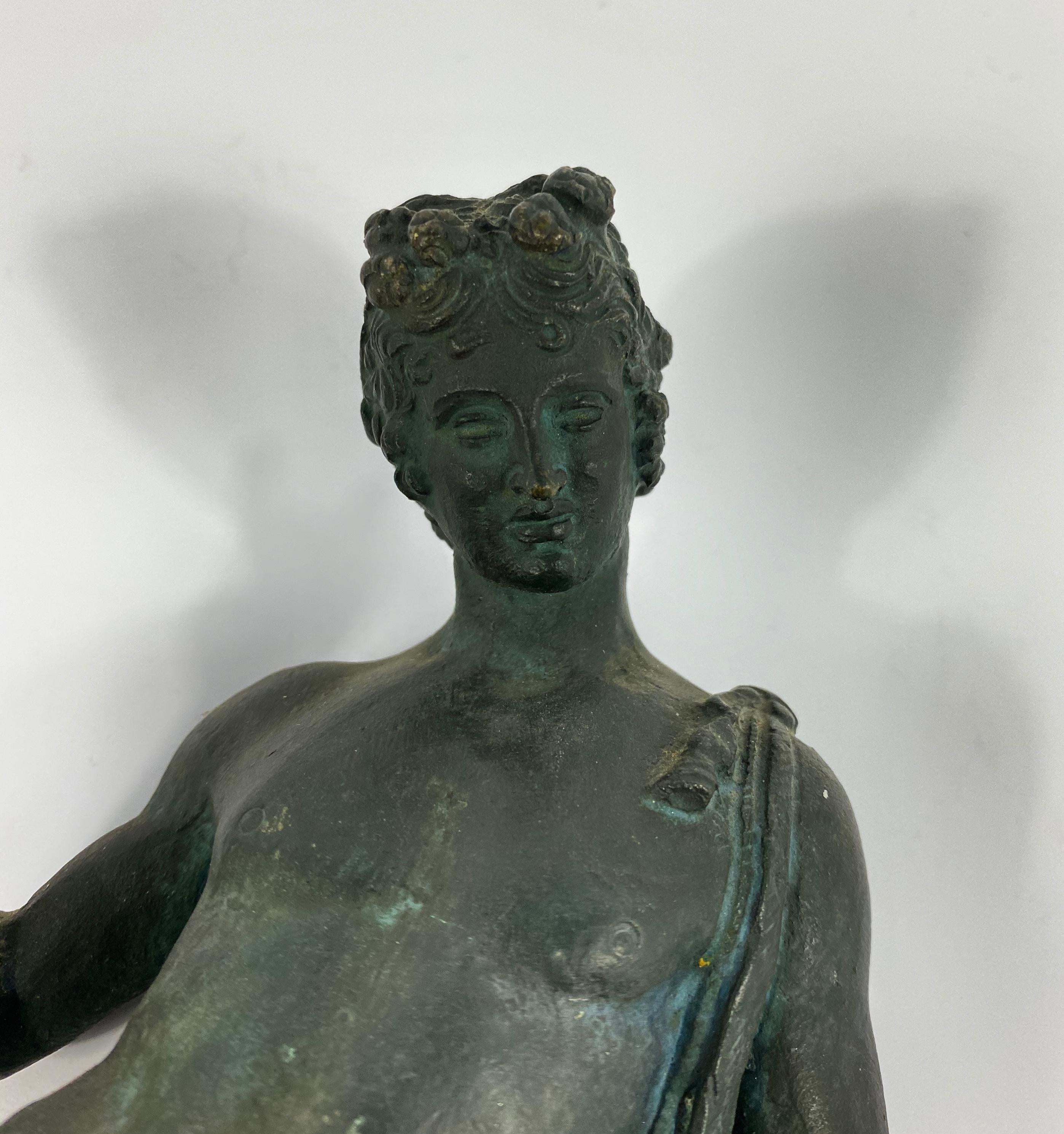 Italian ‘Grand Tour’ Bronze, Narcissus, circa 1870 9