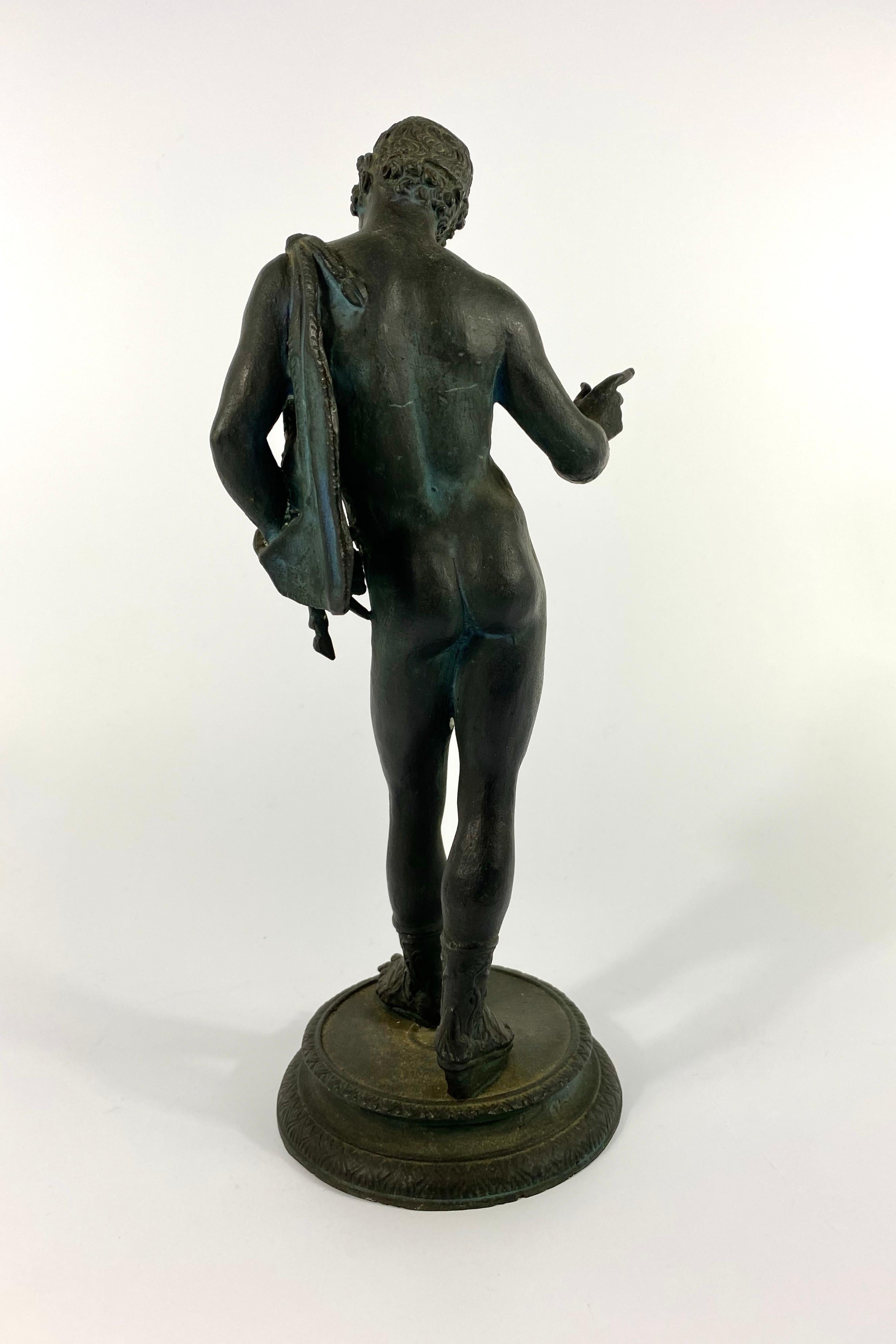 Late 19th Century Italian ‘Grand Tour’ Bronze, Narcissus, circa 1870