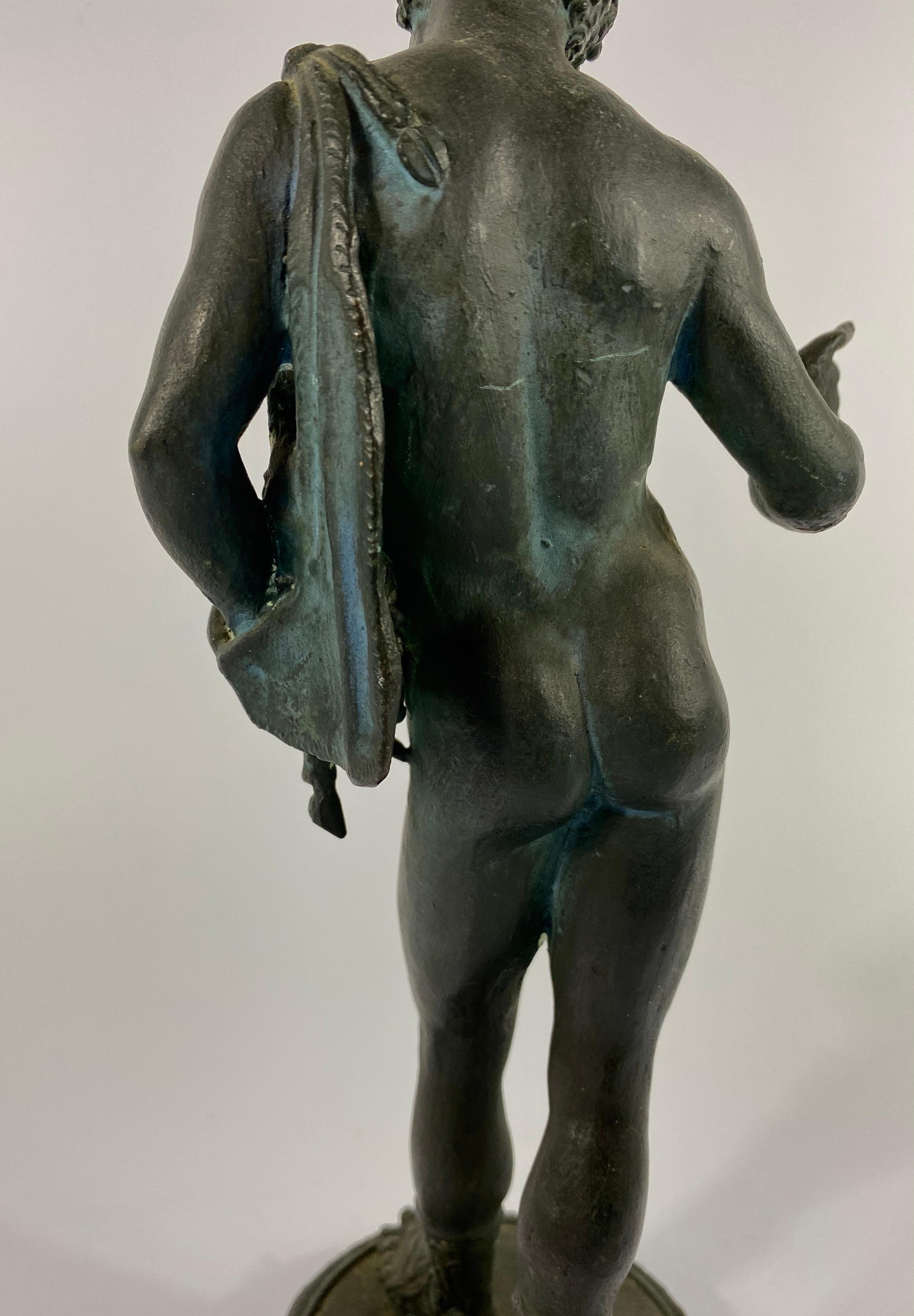Italian ‘Grand Tour’ Bronze, Narcissus, circa 1870 2