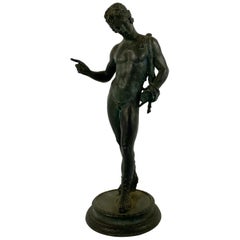 Antique Italian ‘Grand Tour’ Bronze, Narcissus, circa 1870