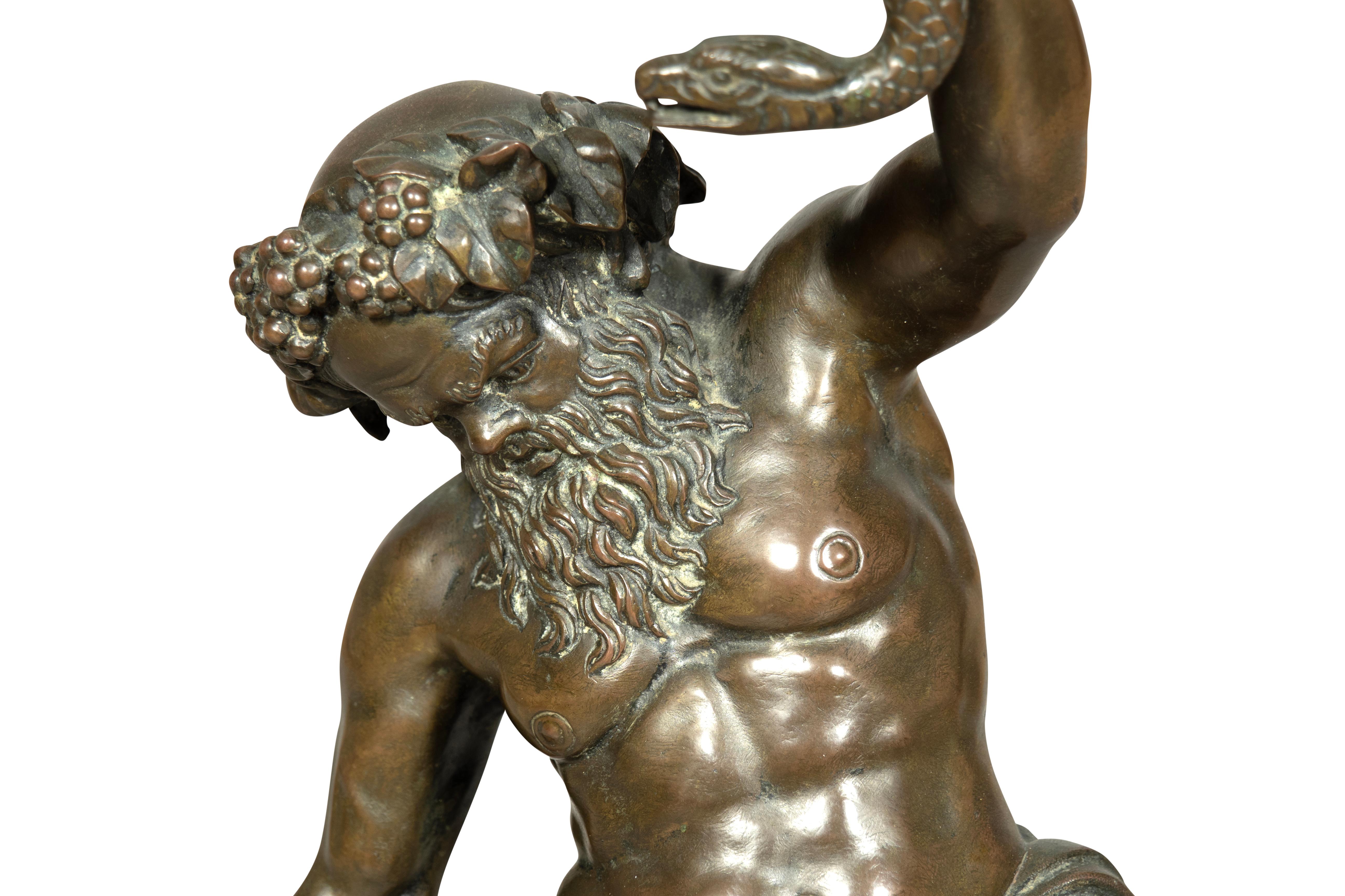 Grand Tour Italiano Bronzo di Bacco in vendita 5