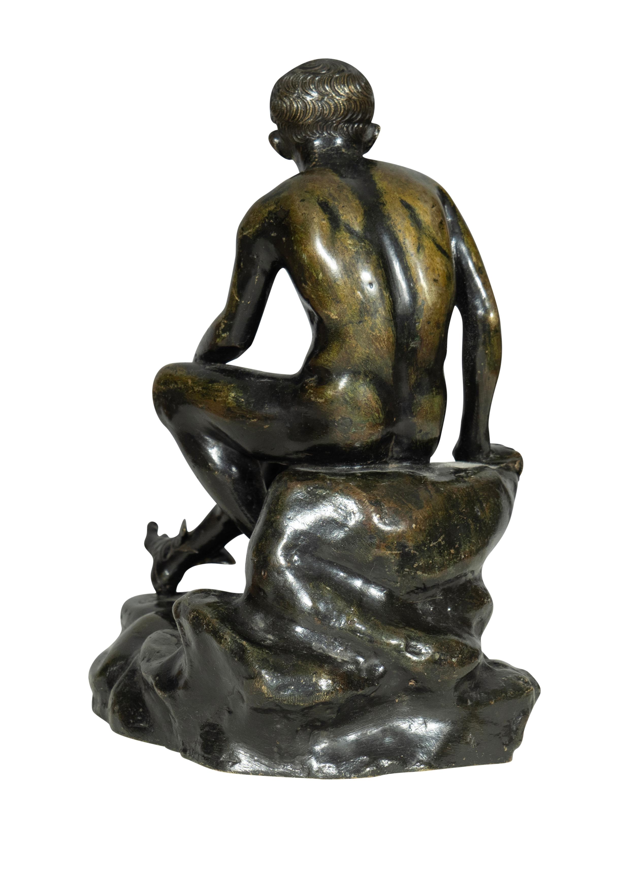 Bronze de Mercure du Grand Tour d'Italie Bon état - En vente à Essex, MA