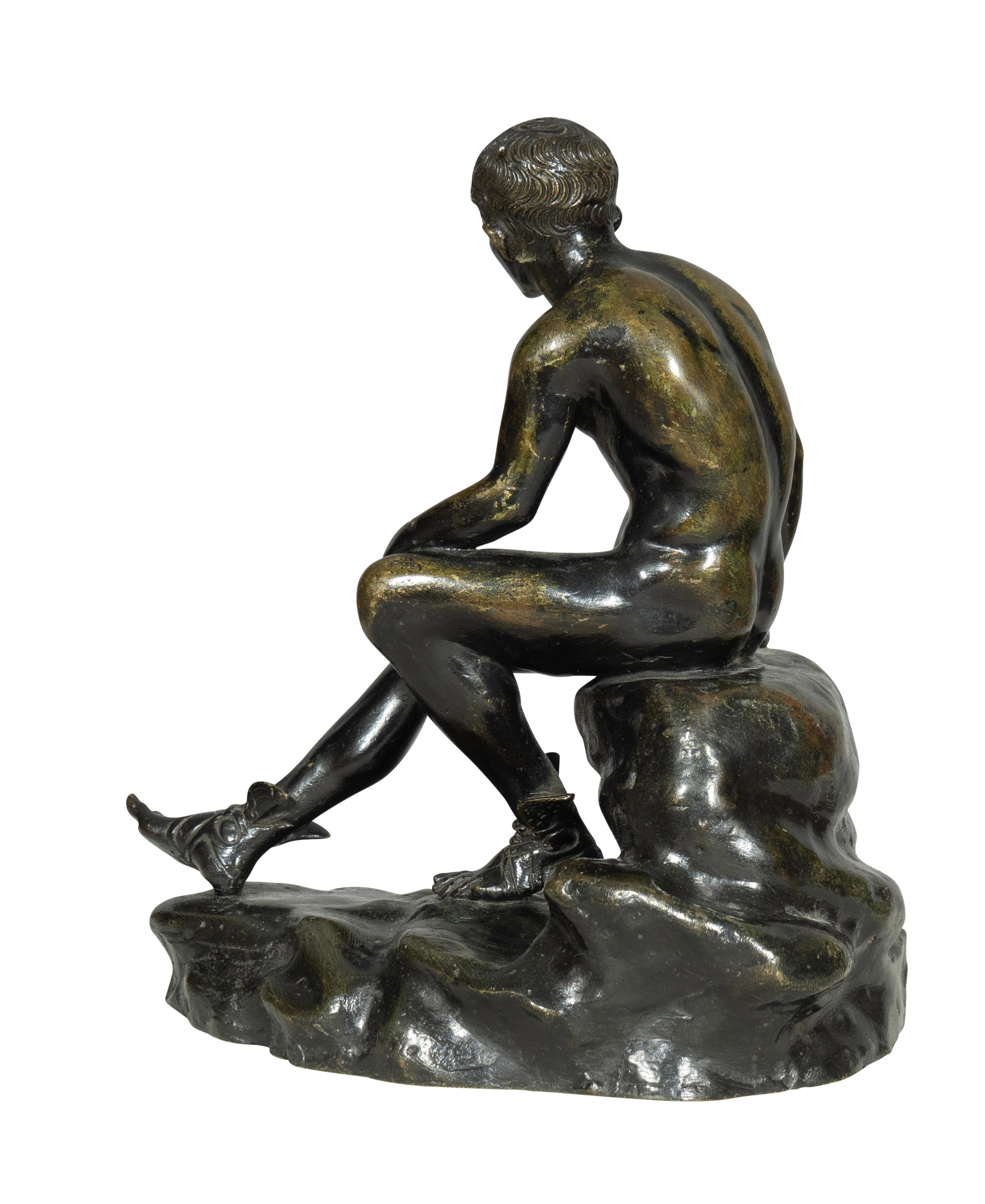 Fin du XIXe siècle Bronze de Mercure du Grand Tour d'Italie en vente