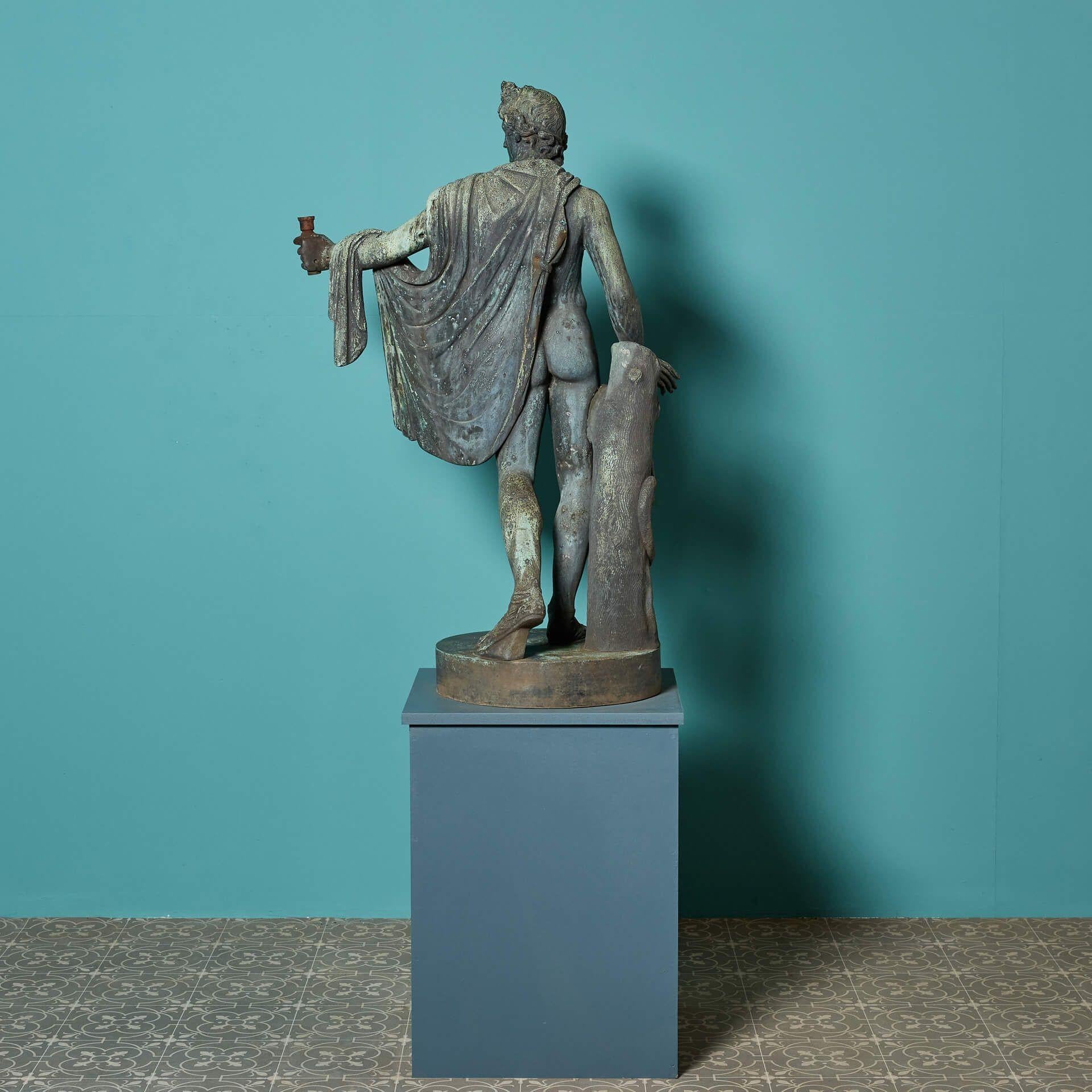 Grand Tour Italiano Bronzo dell'Apollo Belvedere in vendita 1
