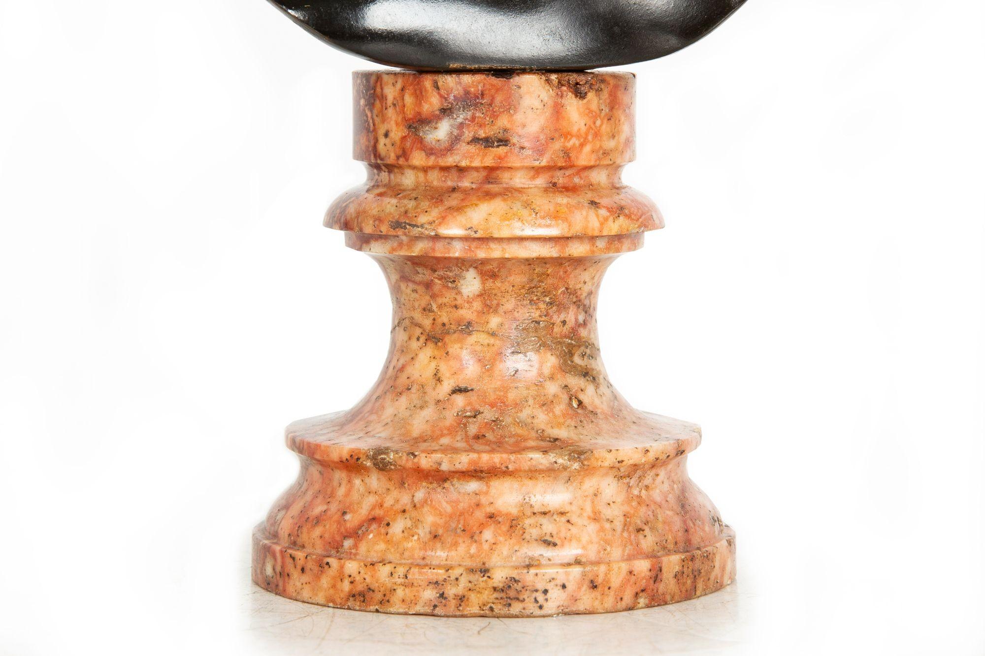 Italian Grand Tour Bronze Sculpture Bust of Diana by Del Nerro Foundry For Sale 5