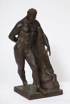 Italian Grand Tour Bronze Sculpture of Farnese Hercules, circa 18th Century