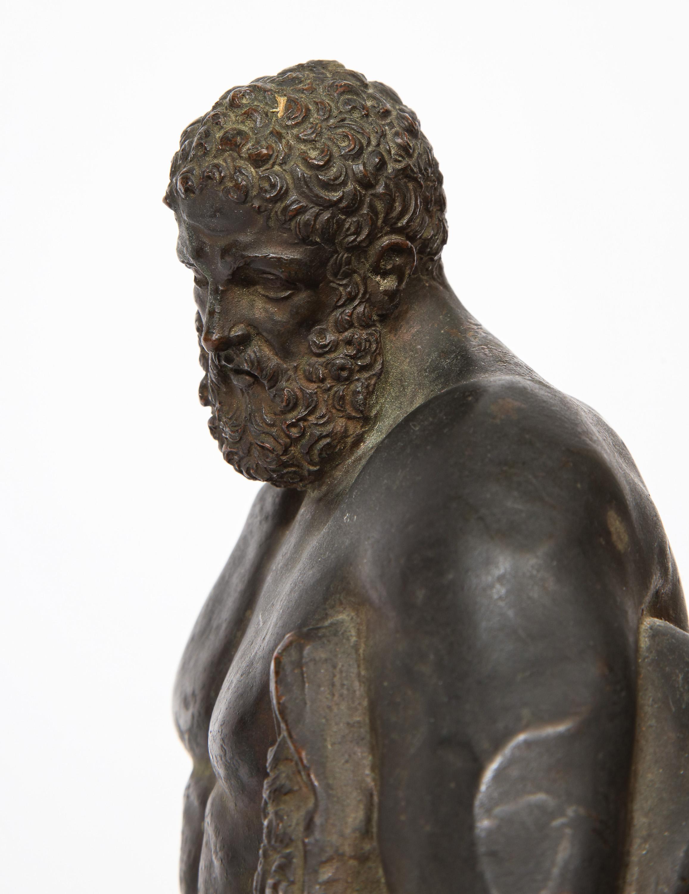 Italian Grand Tour Bronze Sculpture of Farnese Hercules, circa 18th Century 3