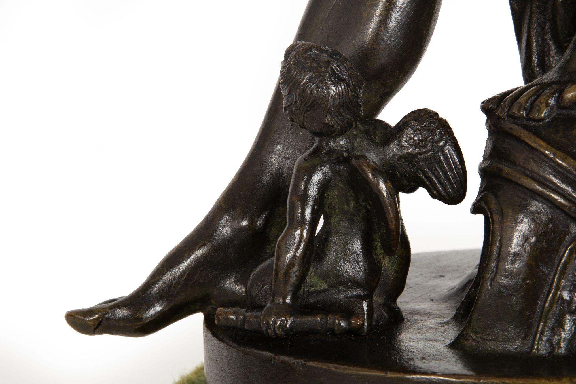 Italian Grand Tour Bronze Sculpture of Ludovisi Mars Ares after Antiquity in vendita 5