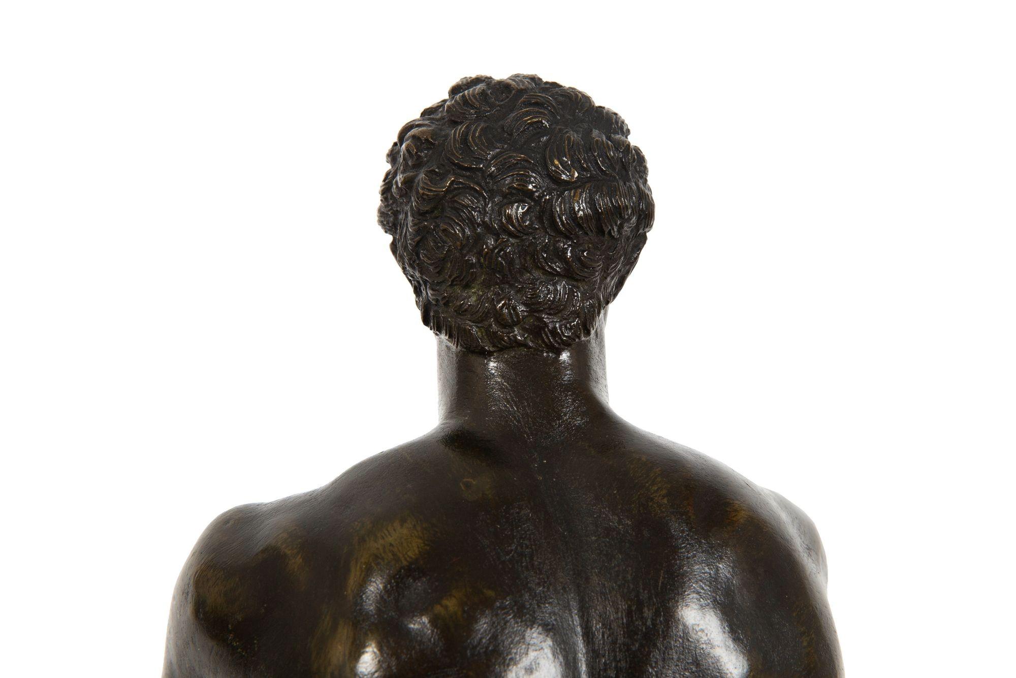 Italian Grand Tour Bronze Sculpture of Ludovisi Mars Ares after Antiquity in vendita 10