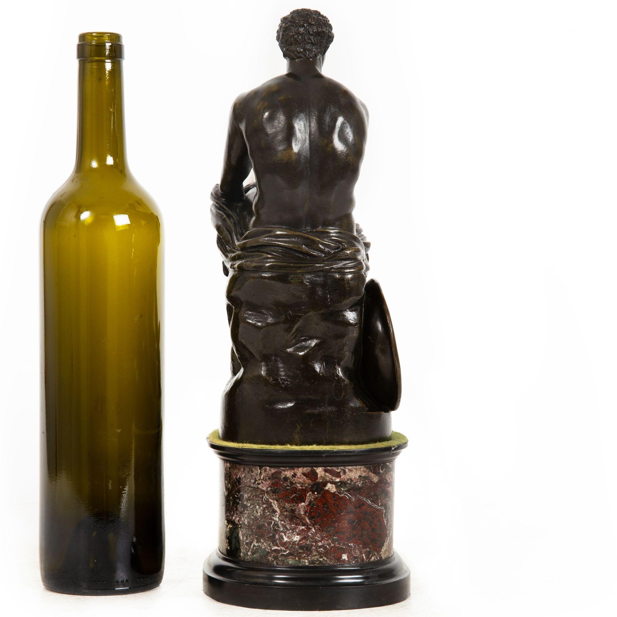 Bronzo Italian Grand Tour Bronze Sculpture of Ludovisi Mars Ares after Antiquity in vendita