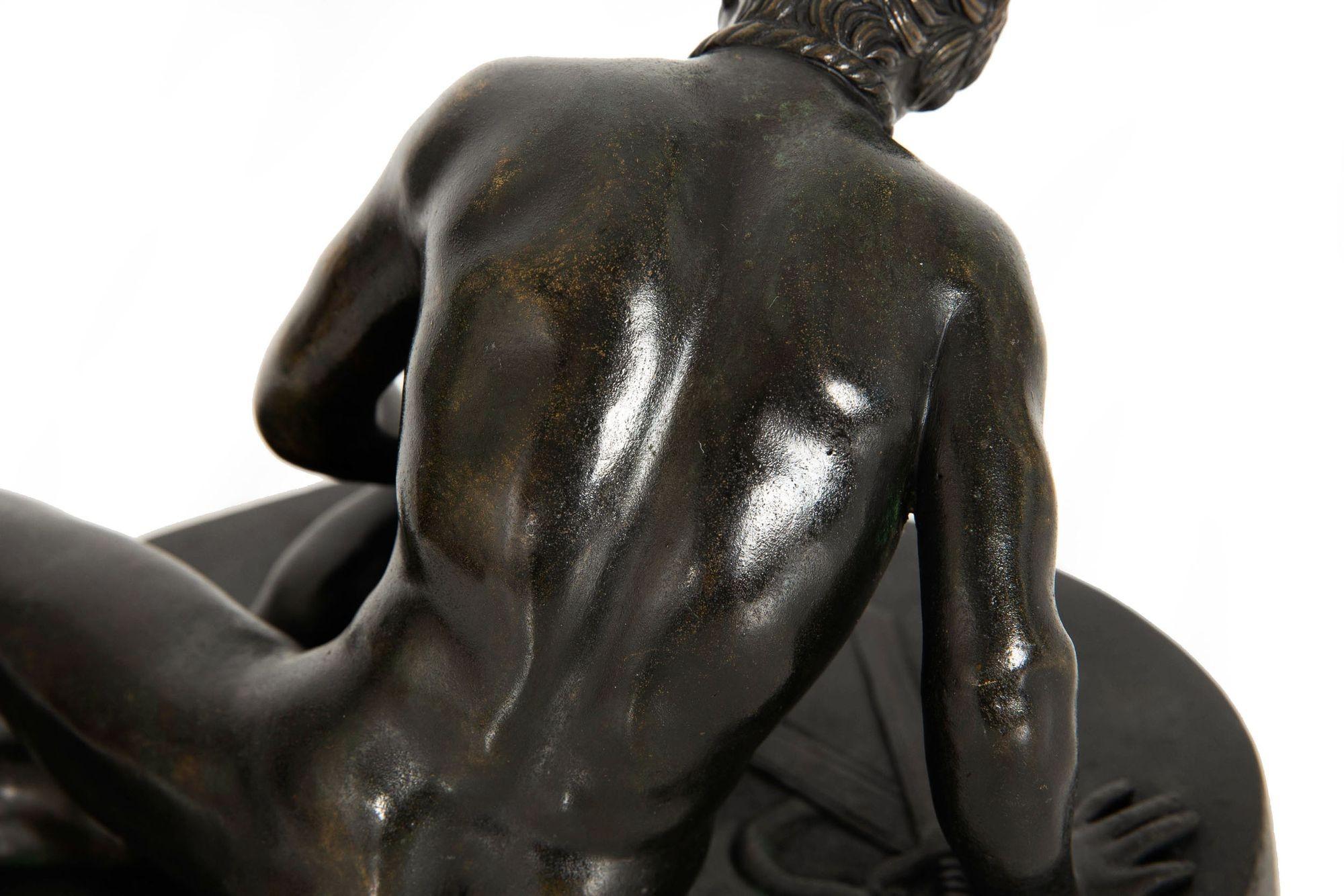 Italian Grand Tour Bronze Sculpture of “The Dying Gaul” after the Antique 8