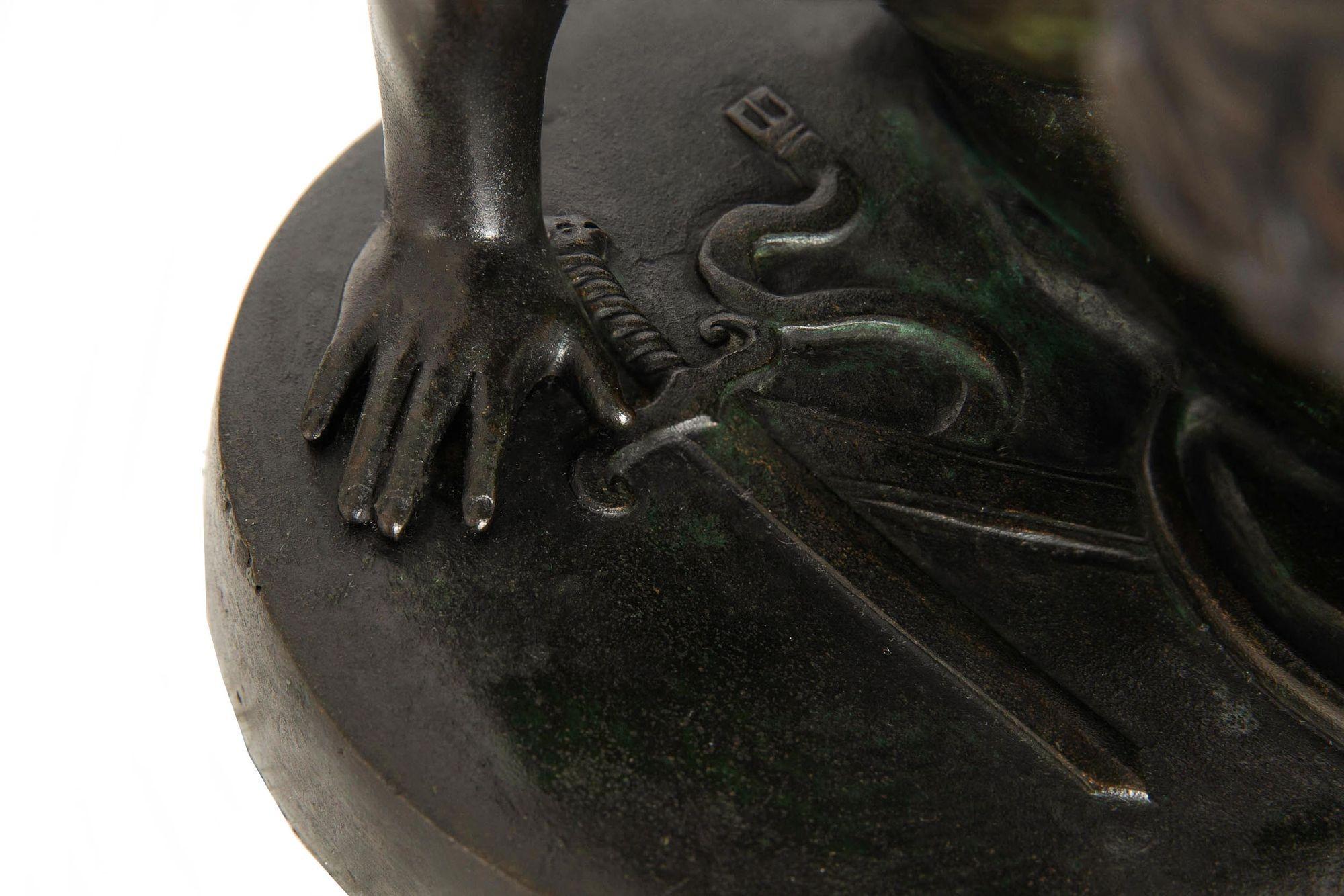 Italian Grand Tour Bronze Sculpture of “The Dying Gaul” after the Antique 10