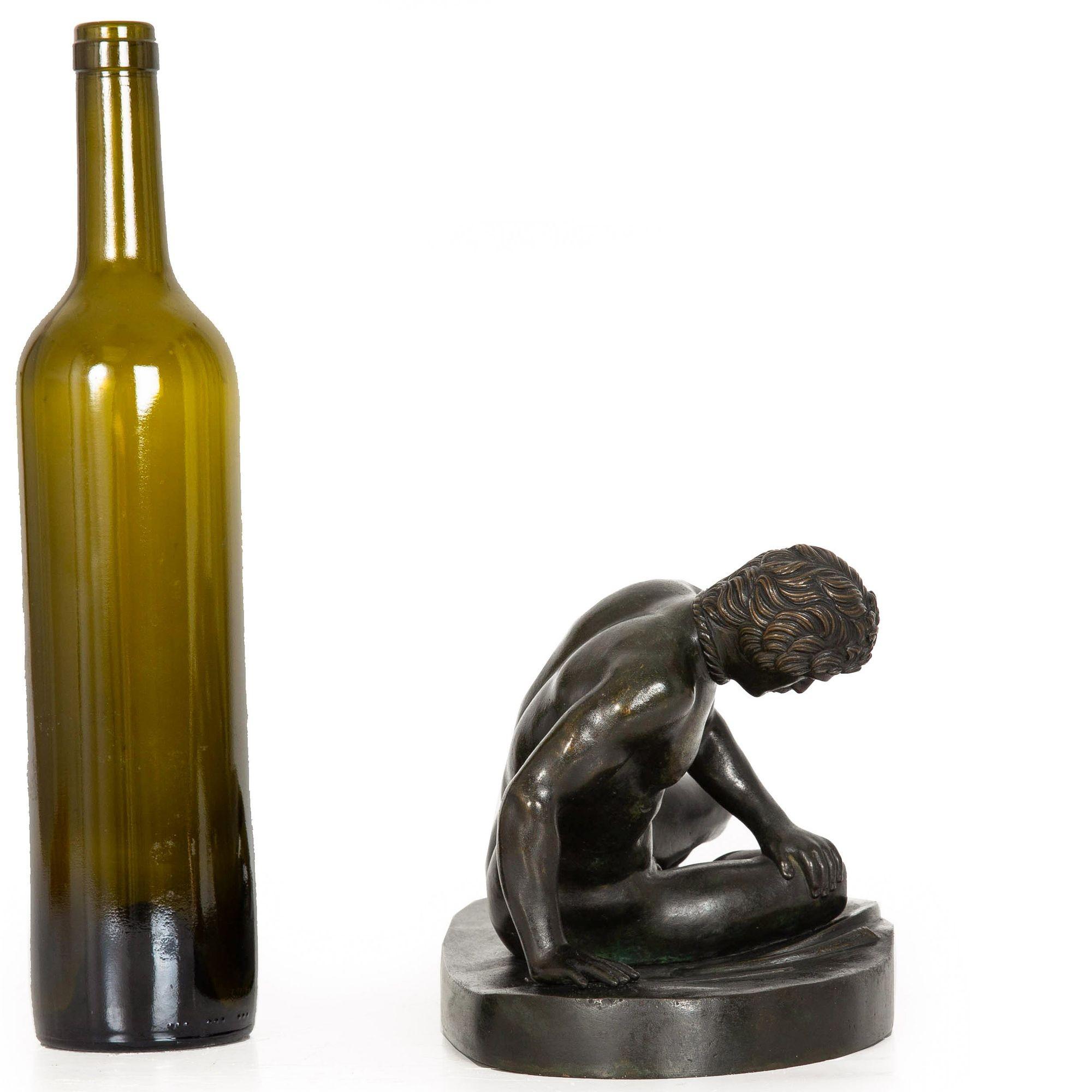 Italian Grand Tour Bronze Sculpture of “The Dying Gaul” after the Antique 1