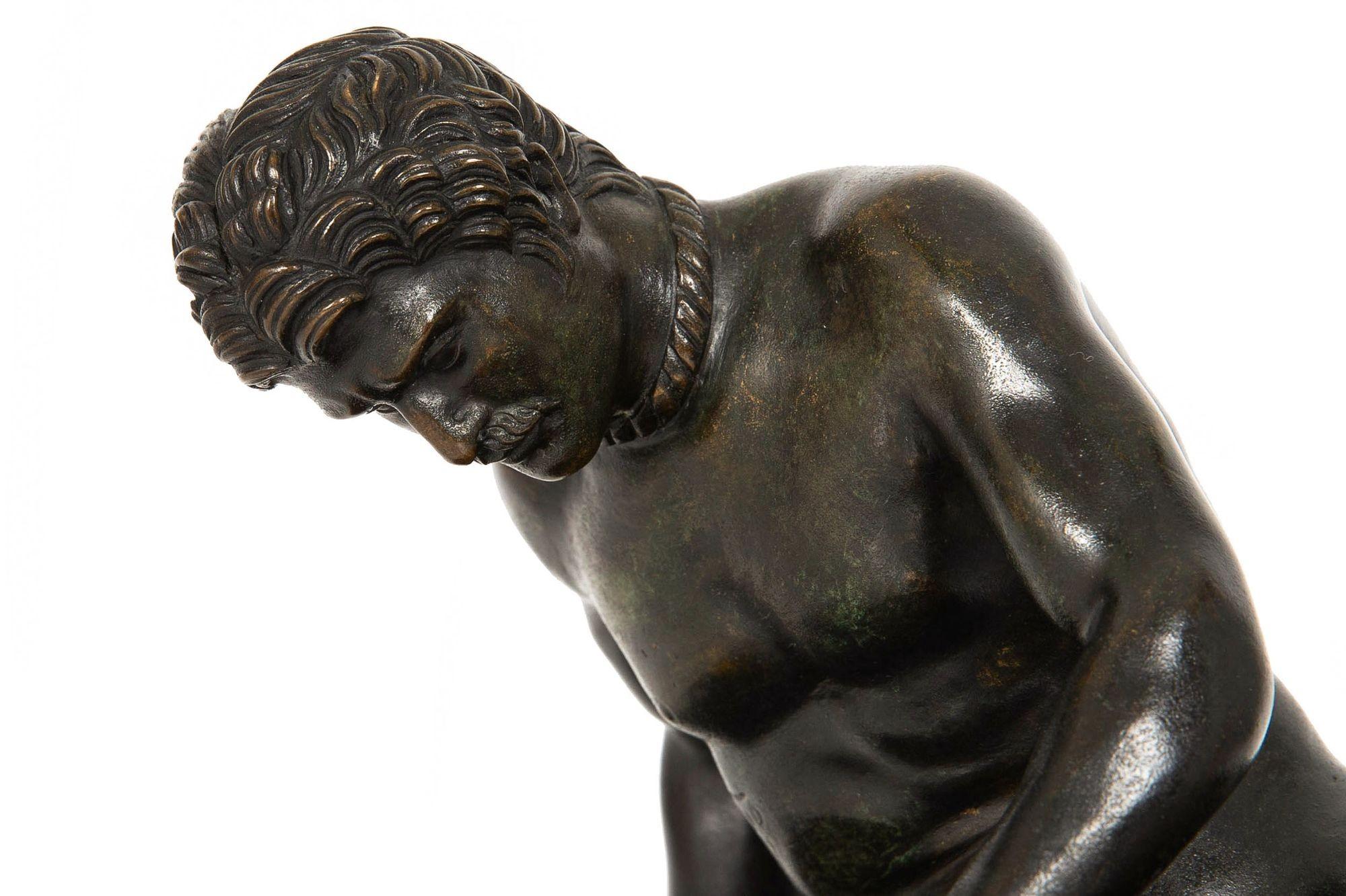 Italian Grand Tour Bronze Sculpture of “The Dying Gaul” after the Antique 4