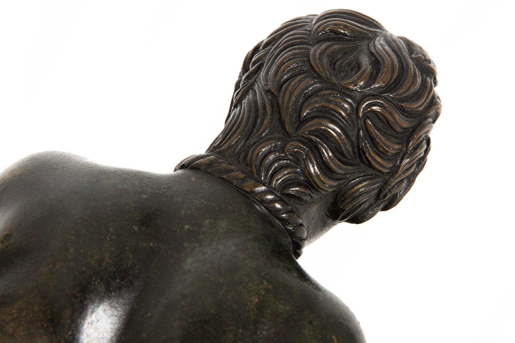 Italian Grand Tour Bronze Sculpture of “The Dying Gaul” after the Antique 5