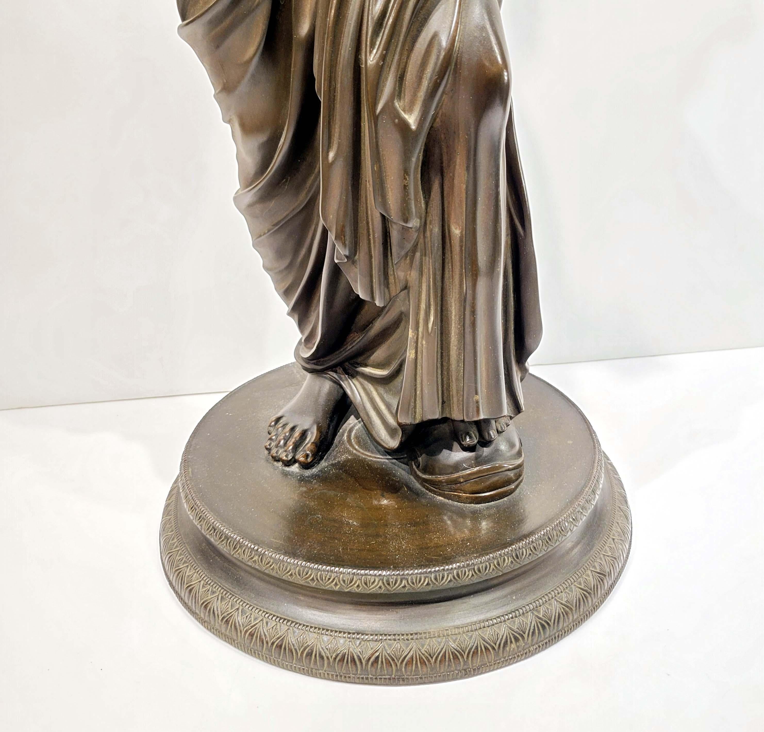 Italian Grand Tour Bronze Statue, Venus of Capua, 19th Century 1