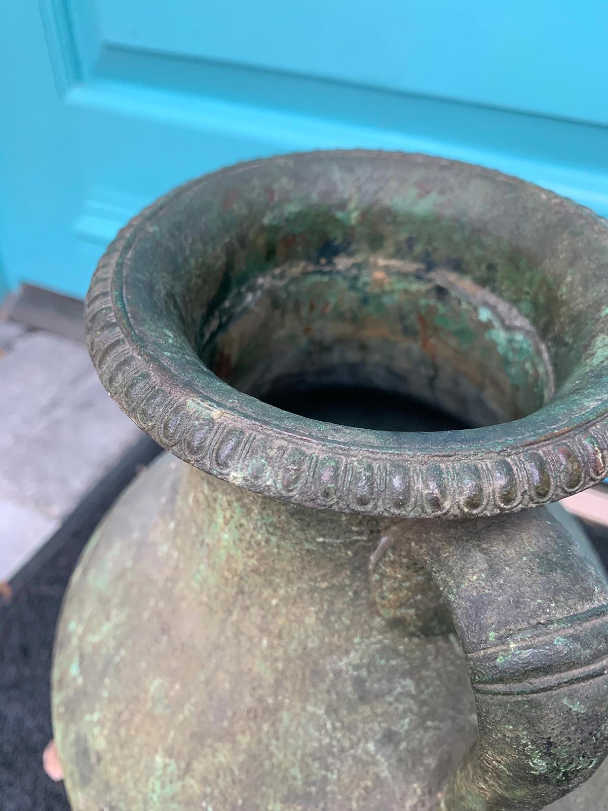 Italian Grand Tour Bronze Vase by De Angelis & Fils, Labeled, circa 1895 For Sale 6