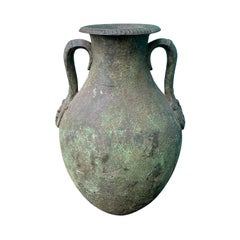 Italian Grand Tour Bronze Vase by De Angelis & Fils, Labeled, circa 1895