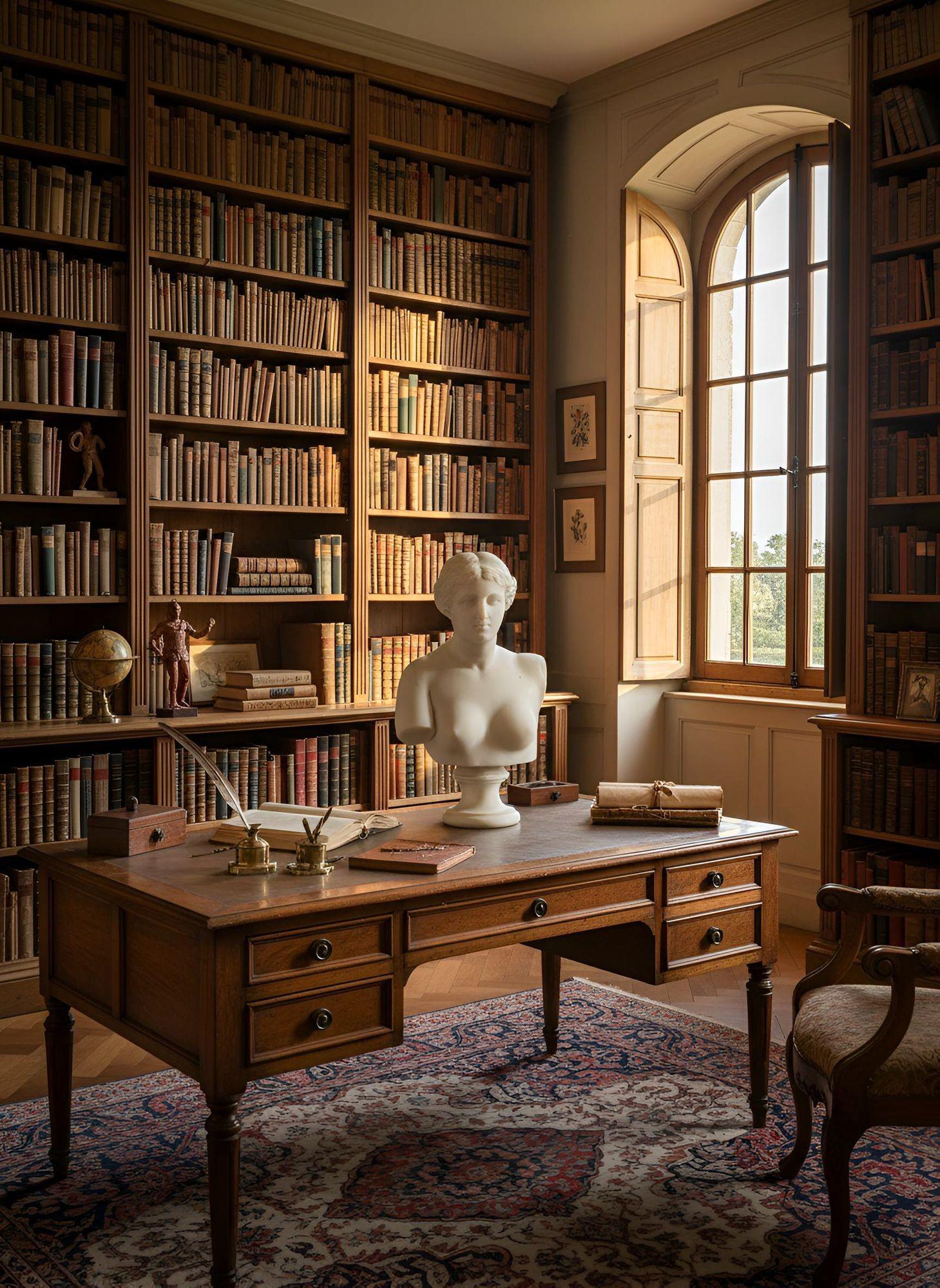 Hand-Carved Italian Grand Tour Carved Alabaster Bust of Venus of Milo, 20th century For Sale