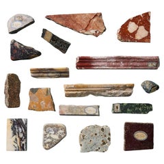 Italian Grand Tour Collection of 19th Century Specimen Marbles