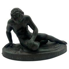 Antique Italian Grand Tour Era Bronze "The Dying Gaul" Sculpture