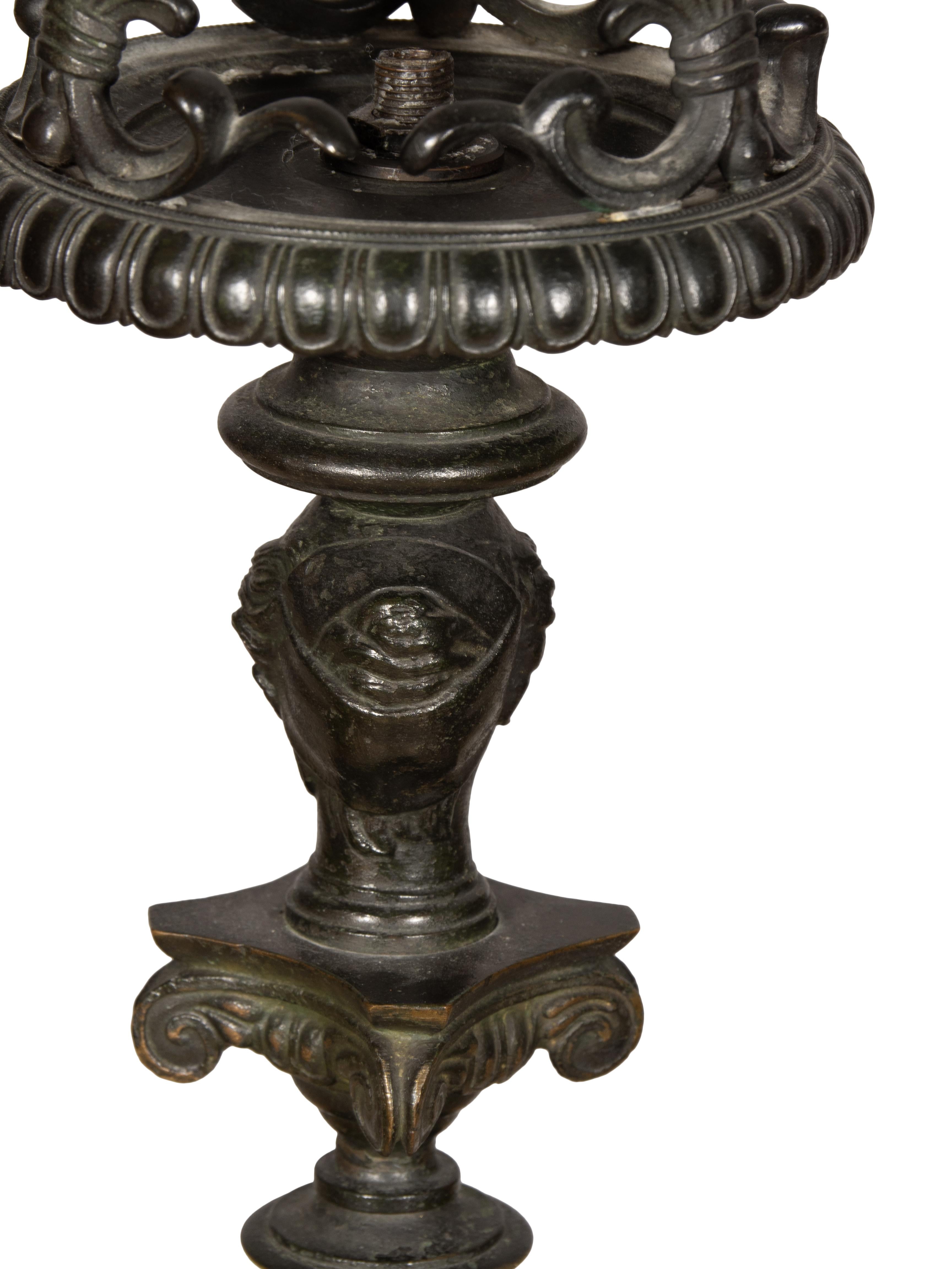Italian Grand Tour Etruscan Floor Lamp For Sale 9