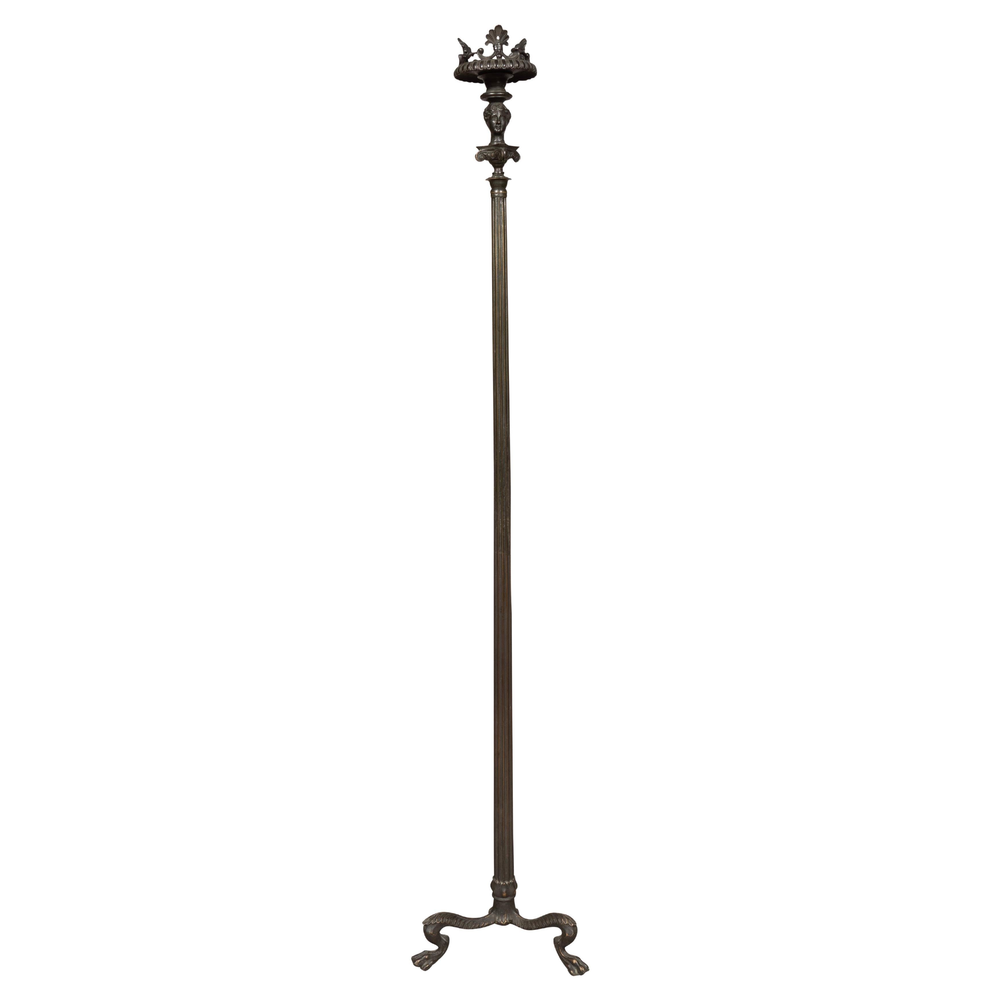 Lampadaire étrusque Grand Tour italien