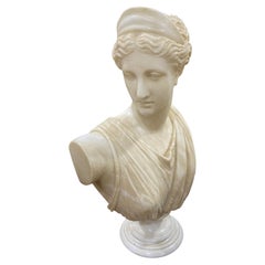 Italian Grand Tour Marble Bust Diana