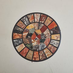 Italian Grand Tour Muti-Color Marble Accent Table, 1960s