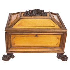 Italian Grand Tour Renaissance Style Jewelry Box Signed 19th Century