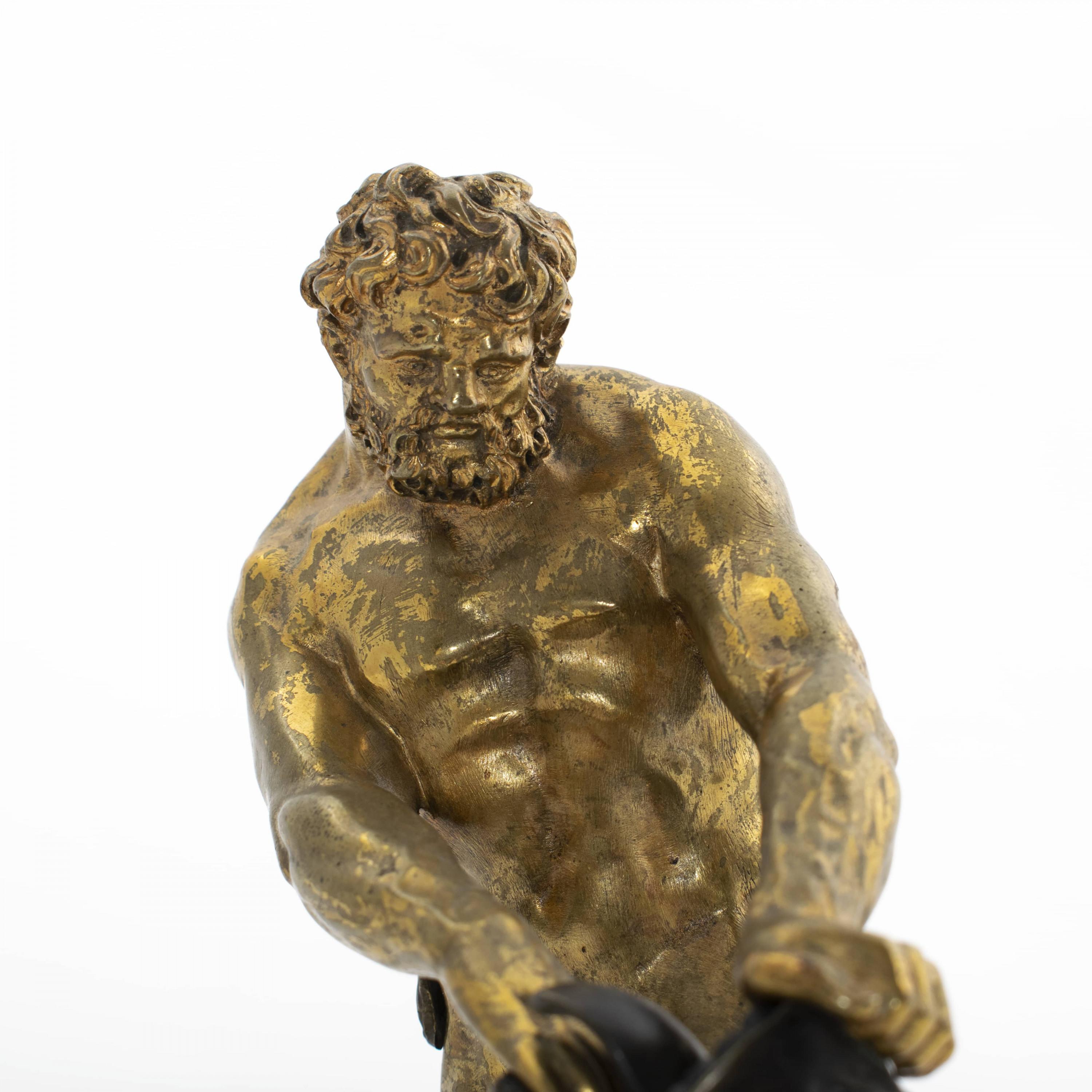 19th Century Italian Grand Tour Sculpture of Hercules and the Nemean Lion