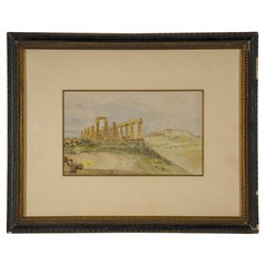 Italian Grand Tour Signed Landscape