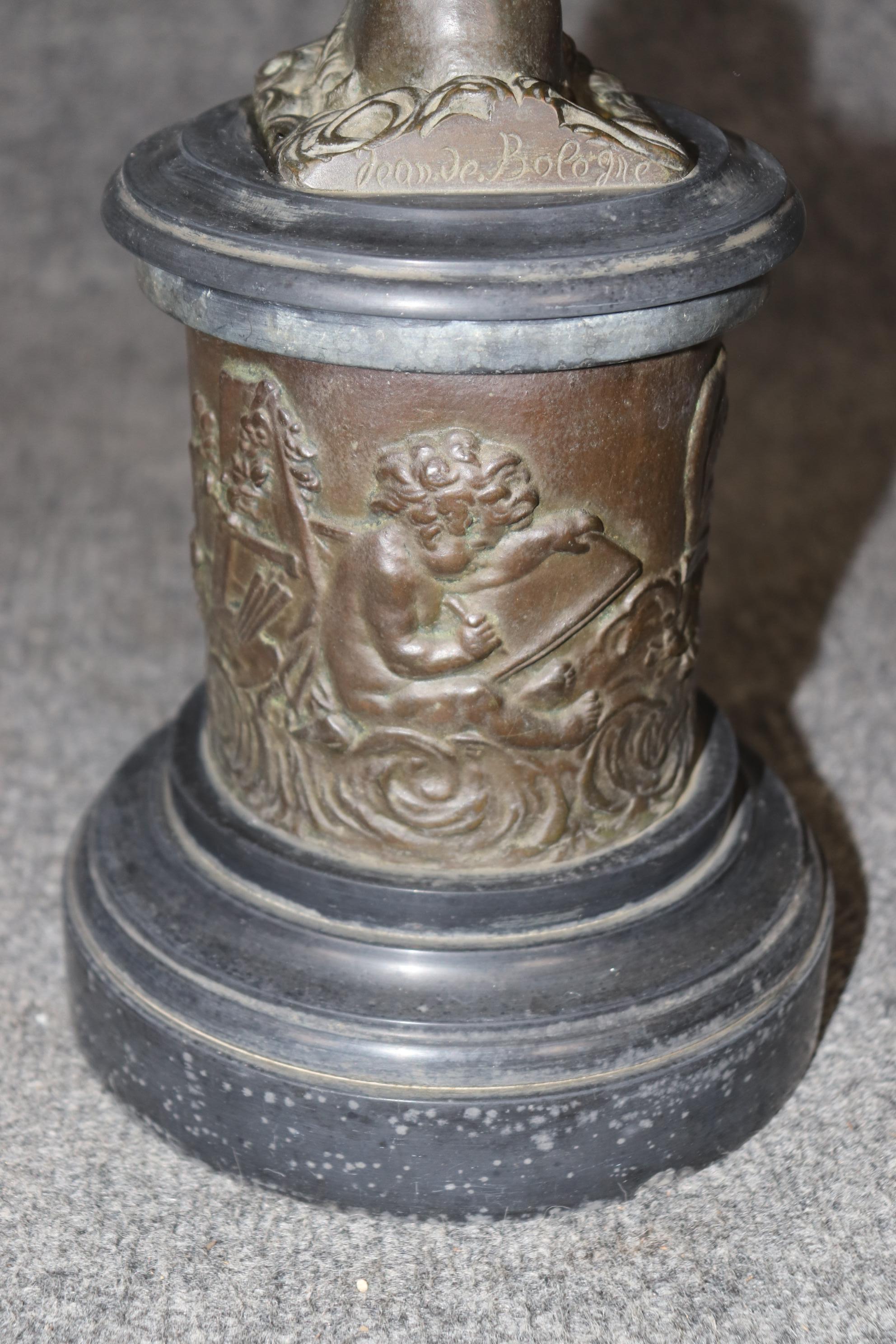 20th Century Italian Grand Tour Style Bronze of Mercury After Deande Bologne