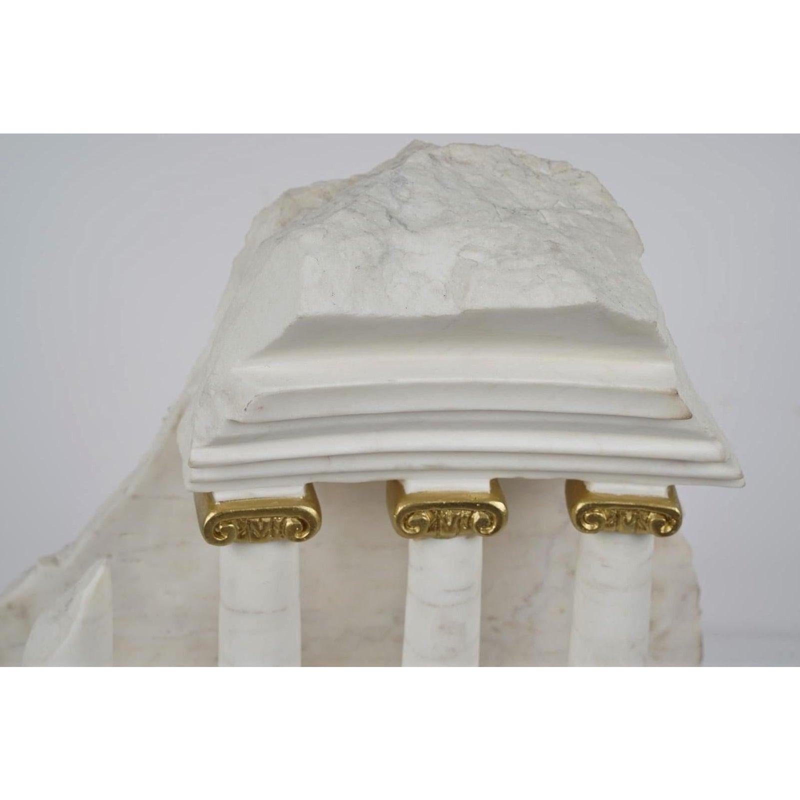 Italian grand tour style carved marble stone ruins sculpture

Additional information:
Materials: marble
Color: white
Art Subjects: Architecture
Period: Early 20th Century
Styles: Grand Tour
Item Type: Vintage, Antique or