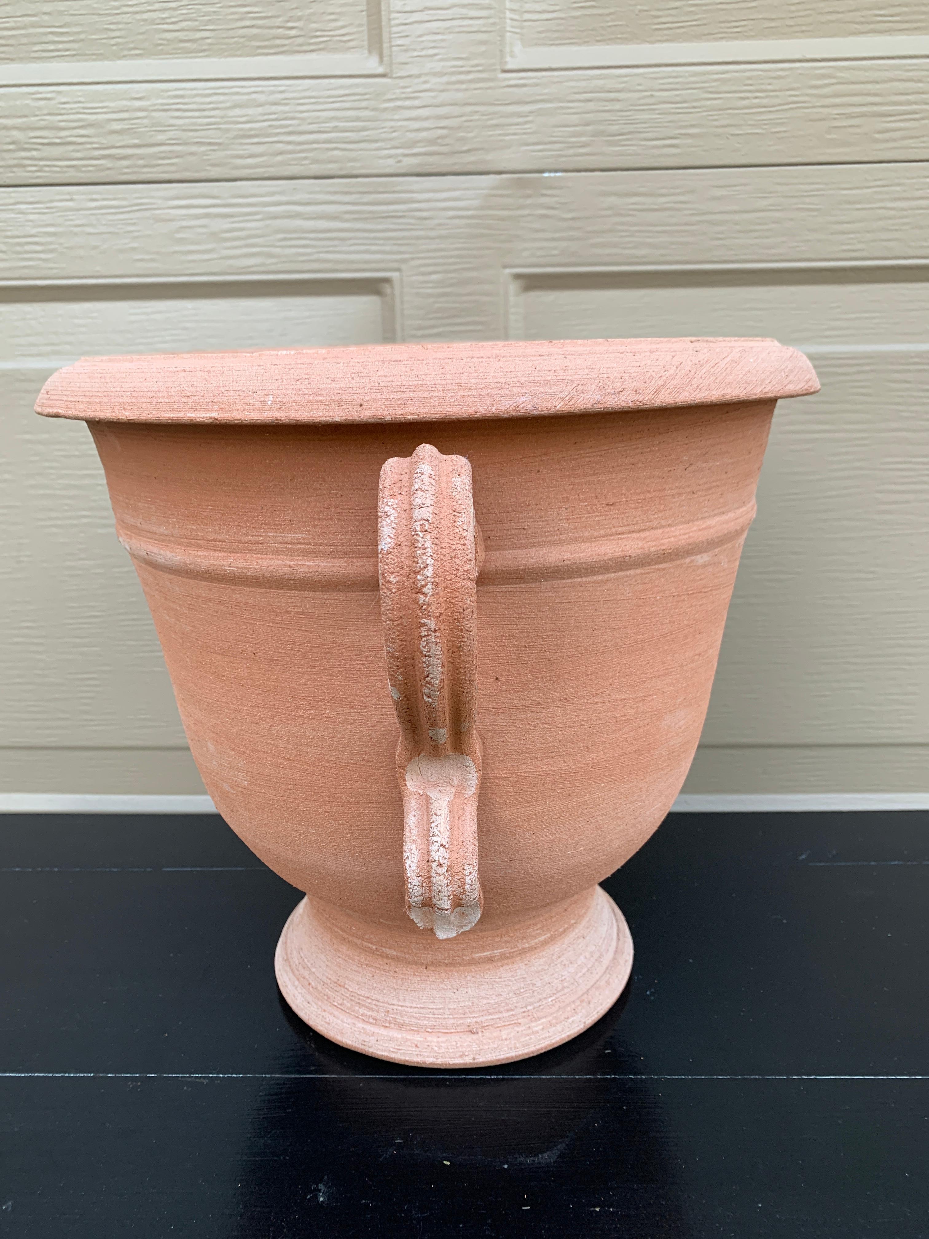 Terracotta Fioriera classica in terracotta in stile Grand Tour italiano in vendita