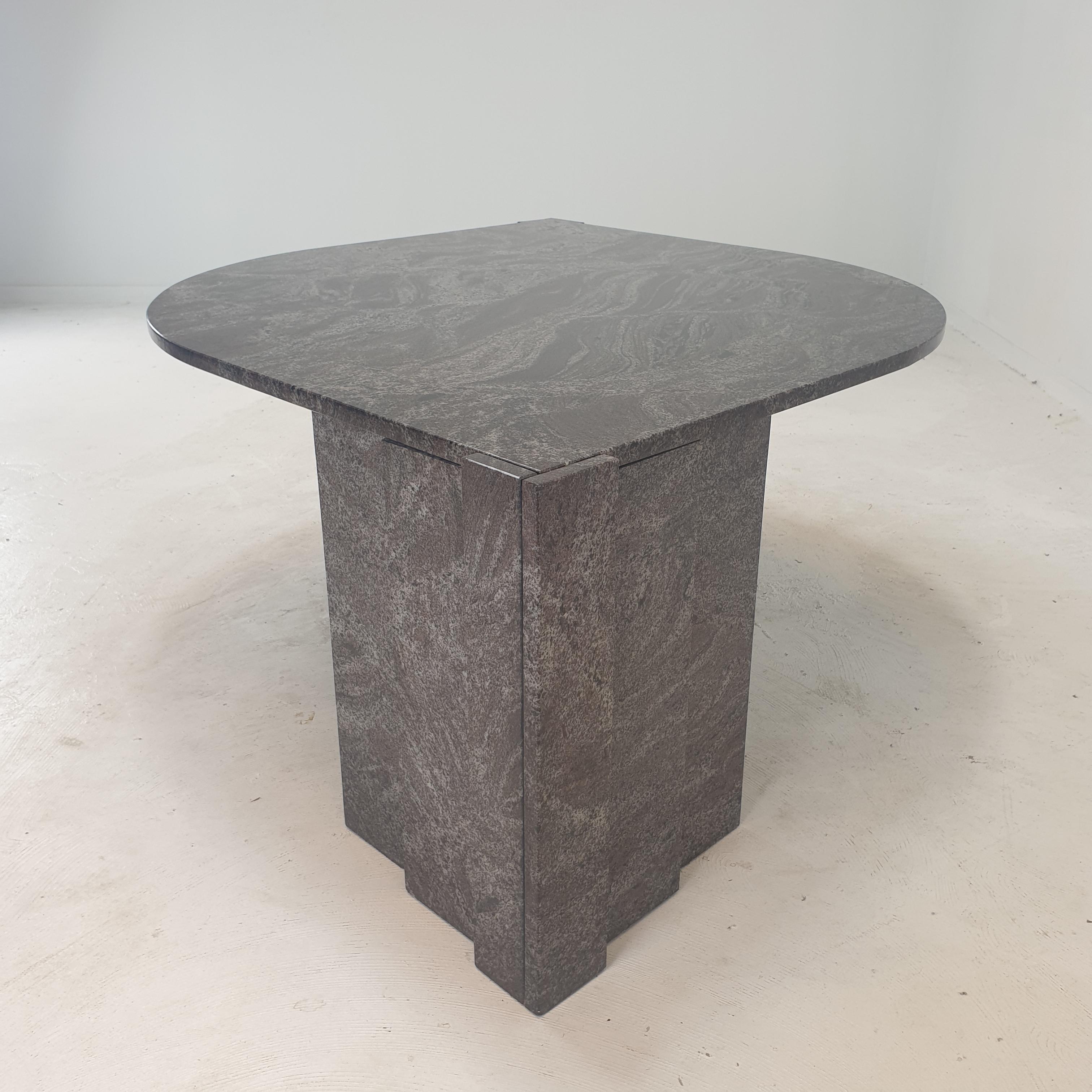 Italian Granite Coffee Table, 1980's For Sale 4