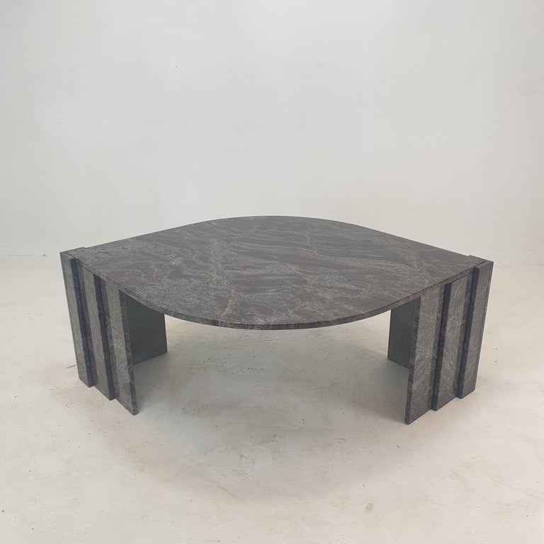 Italian Granite Coffee Table, 1980's For Sale at 1stDibs
