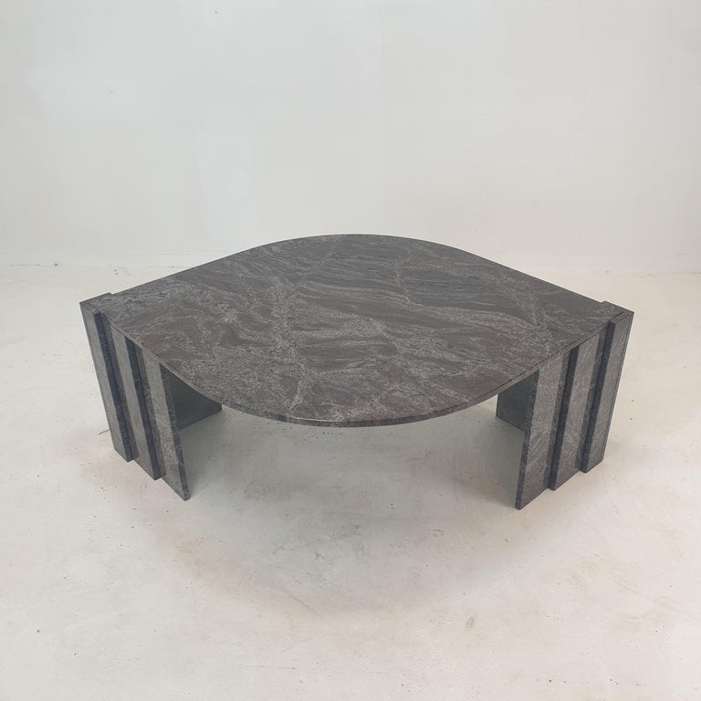 Italian Granite Coffee Table, 1980's For Sale at 1stDibs